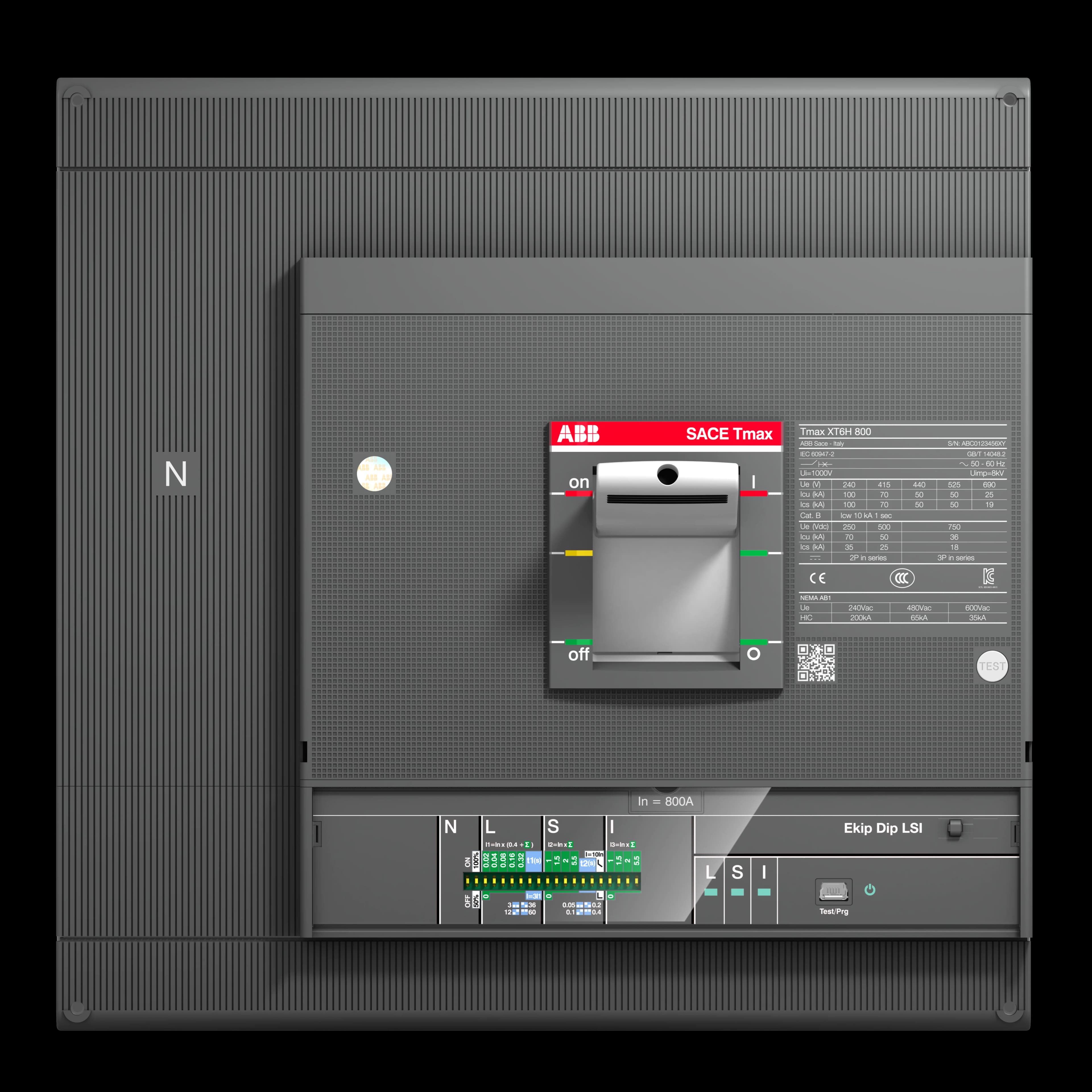 XT6N 800 Ekip Dip LIG In=800 4p F F