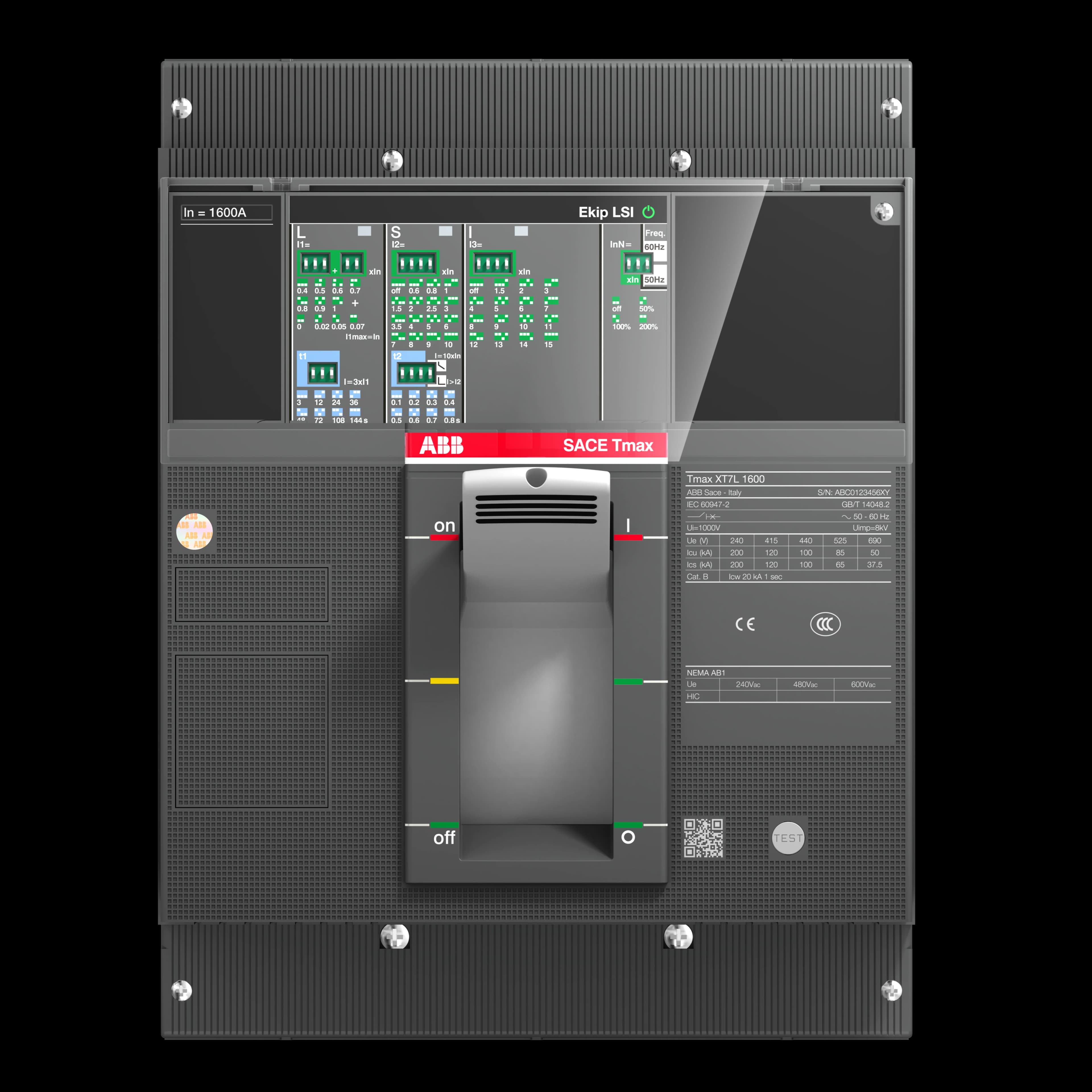 XT7H 800 Ekip Dip LS/I In=800A 3p F F