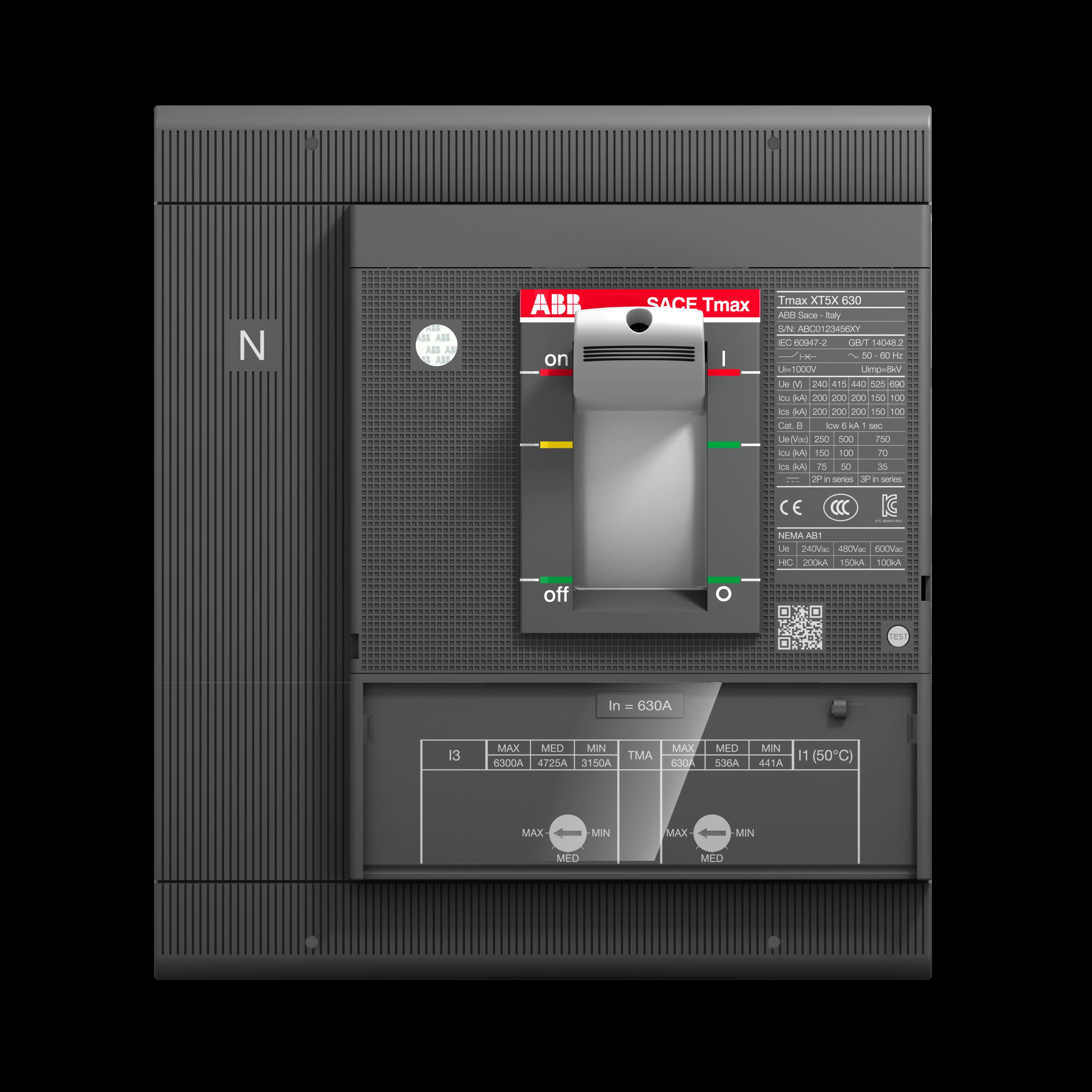 XT5N 400 TMA 320-3200 4p F F InN=100%In