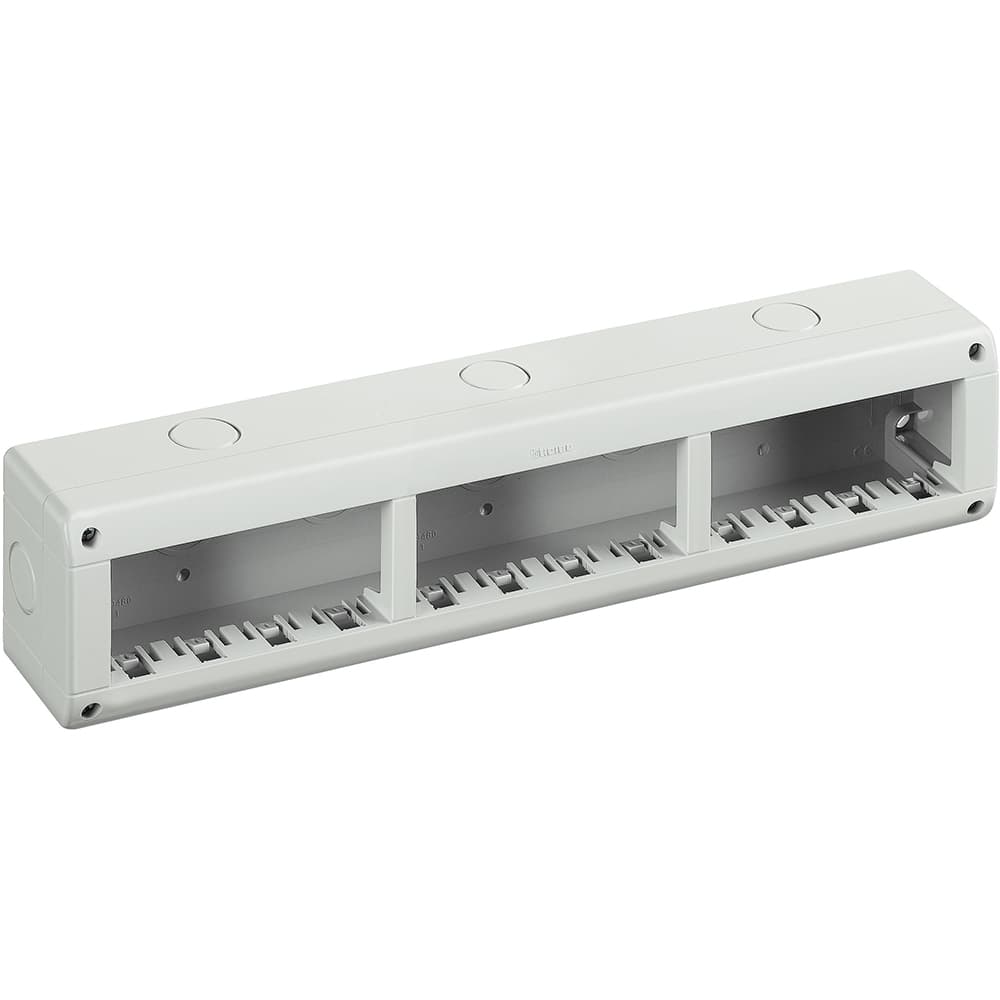 Box IP40 (base + Cover) - 4+4+4 modules Matix