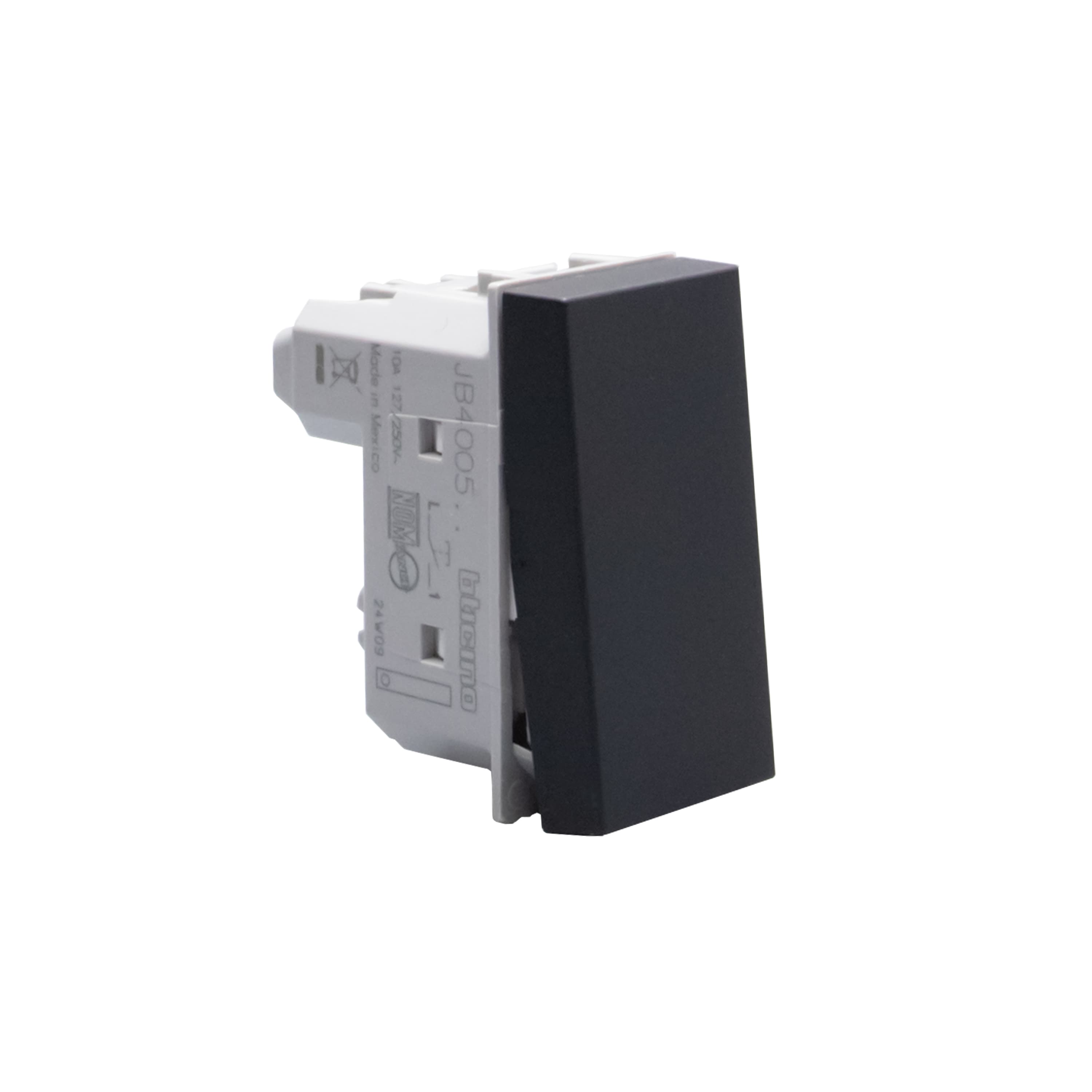 Rocker pushbutton. 1P NO 10 A - 250 Va.c. - lightable