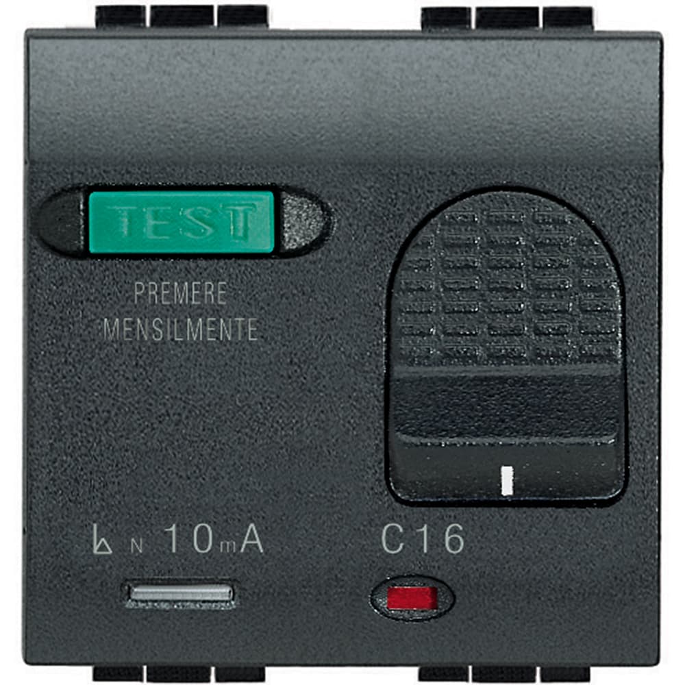Salvavita thermal magnetic circuit breaker with earth leakage protection - 16A 230 Vac Icn 3kA