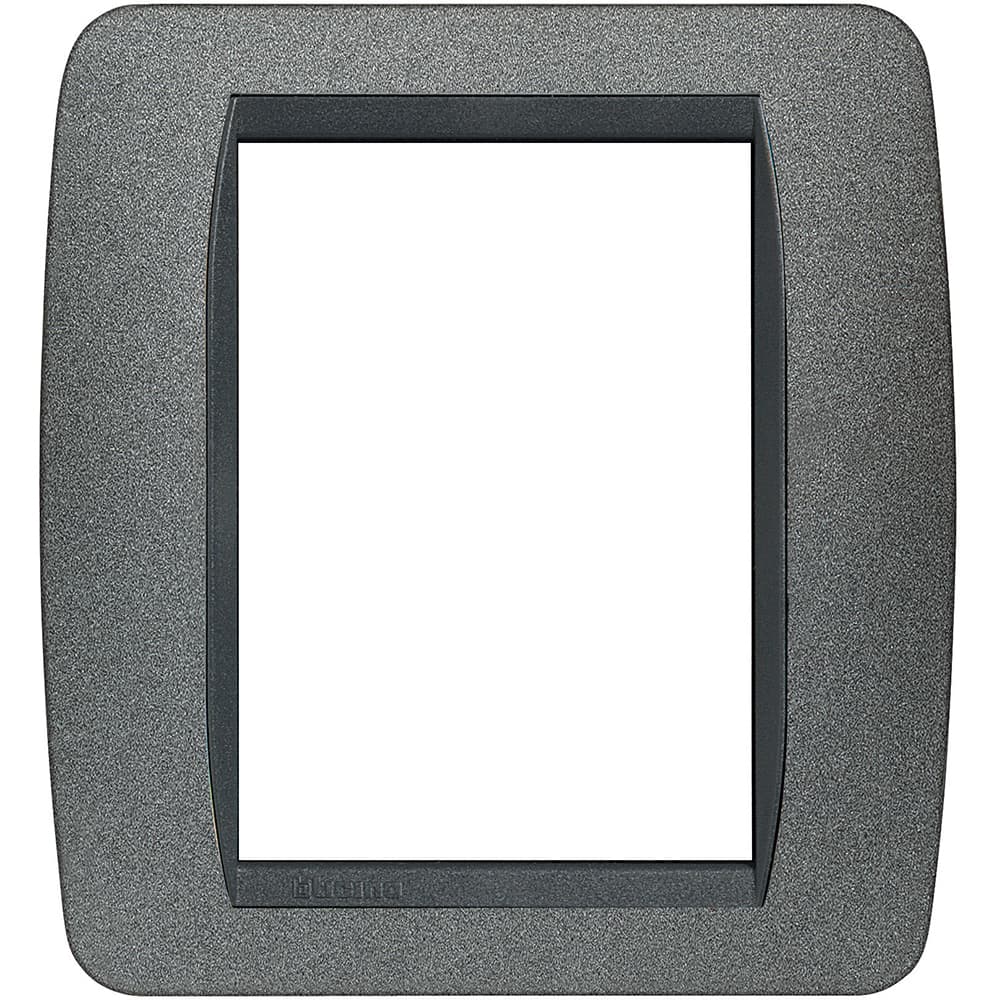 Cover plate 3+3 modules - graphite