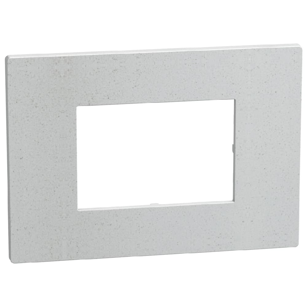 Light Now - Cover plate 3 modules - white fiber