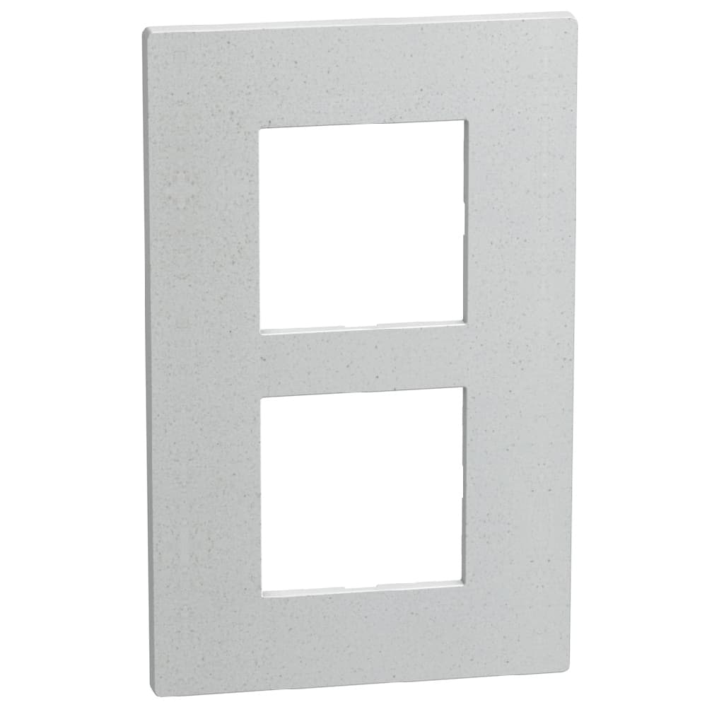 Light Now - Coverplate 2+2 modules - white mica