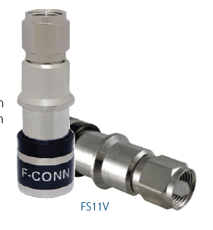 ProSNS RG-11 Universal "F" Coax Compression Connector