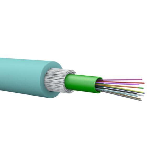 Fiber Optic Cable OM4 Loose Tube 12 Cores Indoor/Outdoor LSZH Euroclass Cca s1a d1 a1