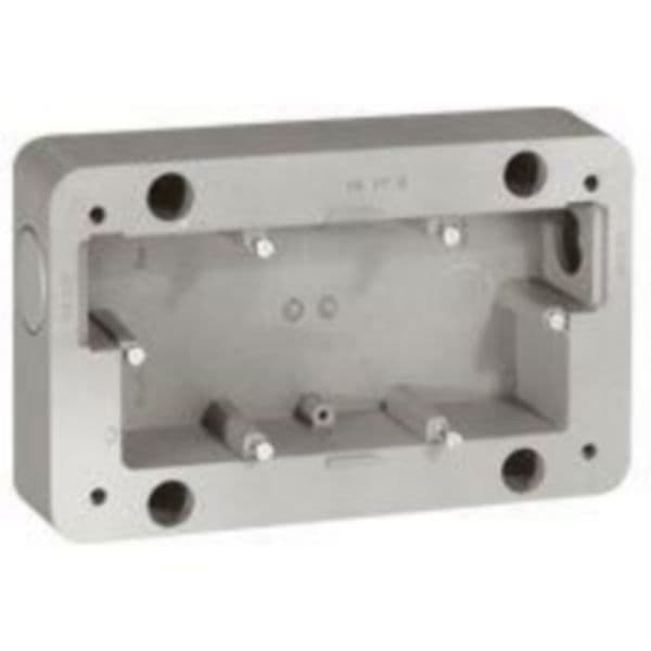 Soliroc™ - Surface mounting box - 2 gang - 110 x 181 x 45 mm