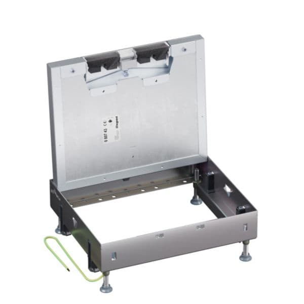 Mosaic - Access cover flush metal raised or concrete floor 219x264mm - Steel construction - IP20 - R