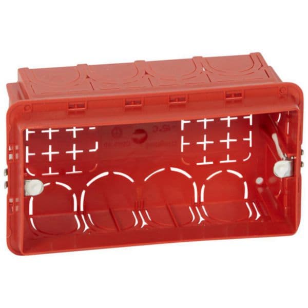 Mosaic™ - Flush-mounting box Batik - for Vela/- 130x71 mm - 4 modules - masonry