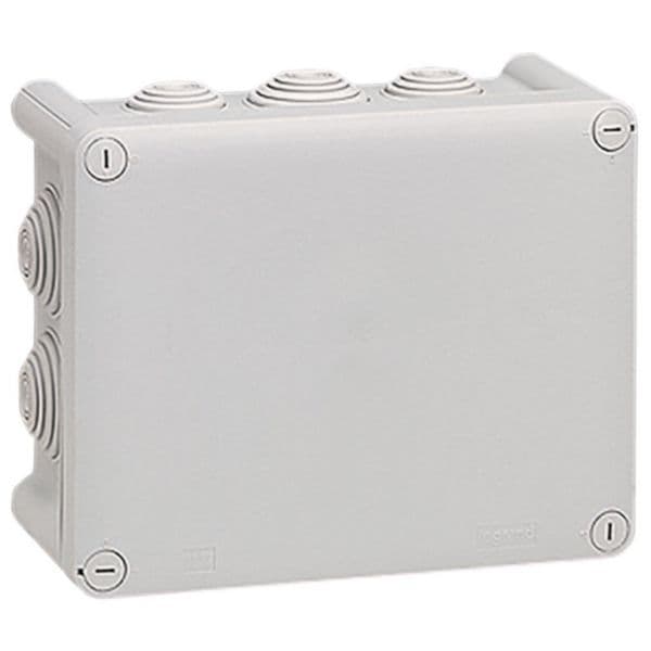Box Plexo - IP 55 - IK 07 - 155x110x74 - 10 entry membrane glands