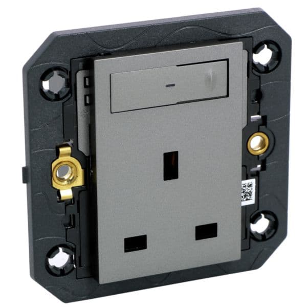 Arteor™ with Netatmo - Connected switched power outlet 1G BS13 - Magnesium
