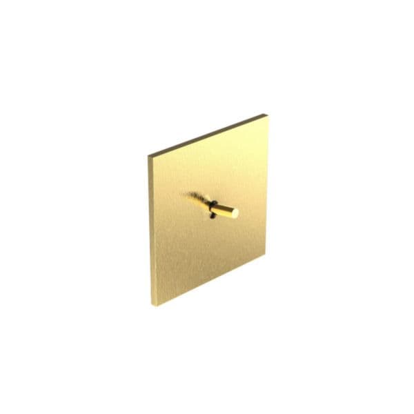 Art d'Arnould - 1 gang single pole switch Epure toggle type 20AX-250V - Brushed Gold