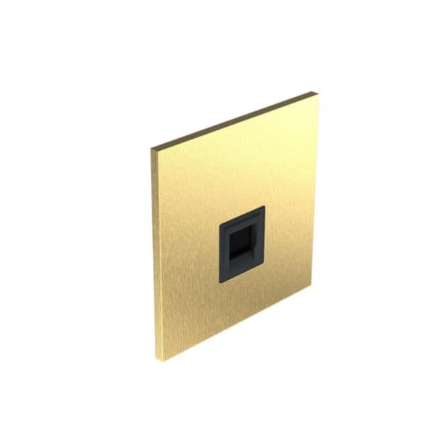 Art d'Arnould - 1 gang telephone socket UK master Epure - Brushed Gold