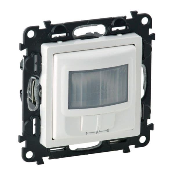 Valena Life - Cover plate motion sensor with override, white - Auto switch 250W AC230V - Flush-mount