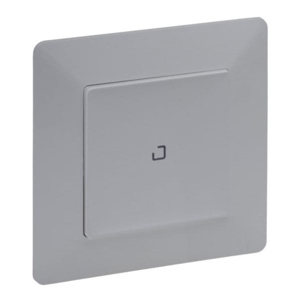 Connected switch with neutral (with dimmer option) 150W Valena Life with Netatmo, Alu