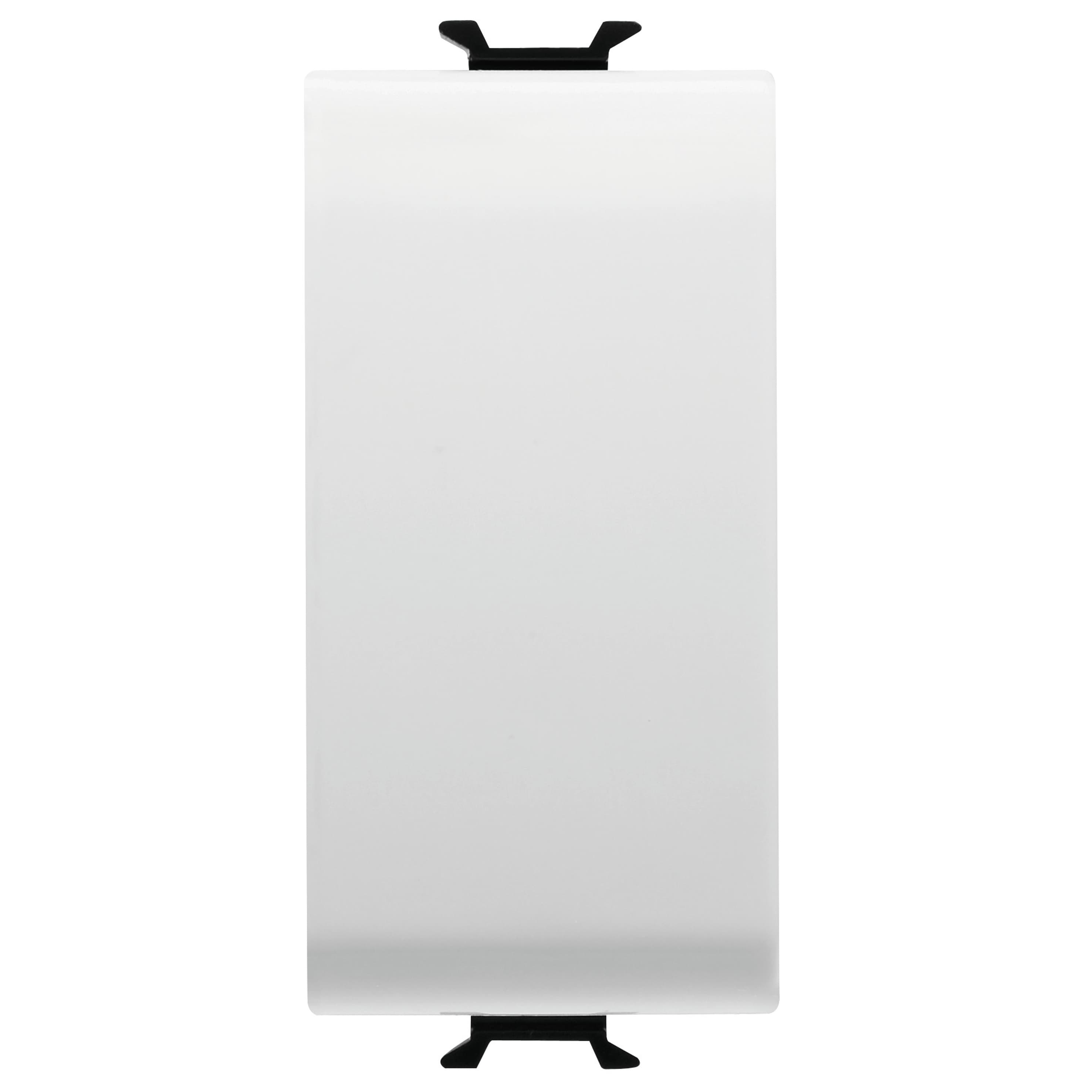 PUSH-BUTTON 1P 250V ac - NO 16A - NEUTRAL BUTTON KEY - 1 MODULE - GLOSSY WHITE - ANTIBACTERIAL - CHO