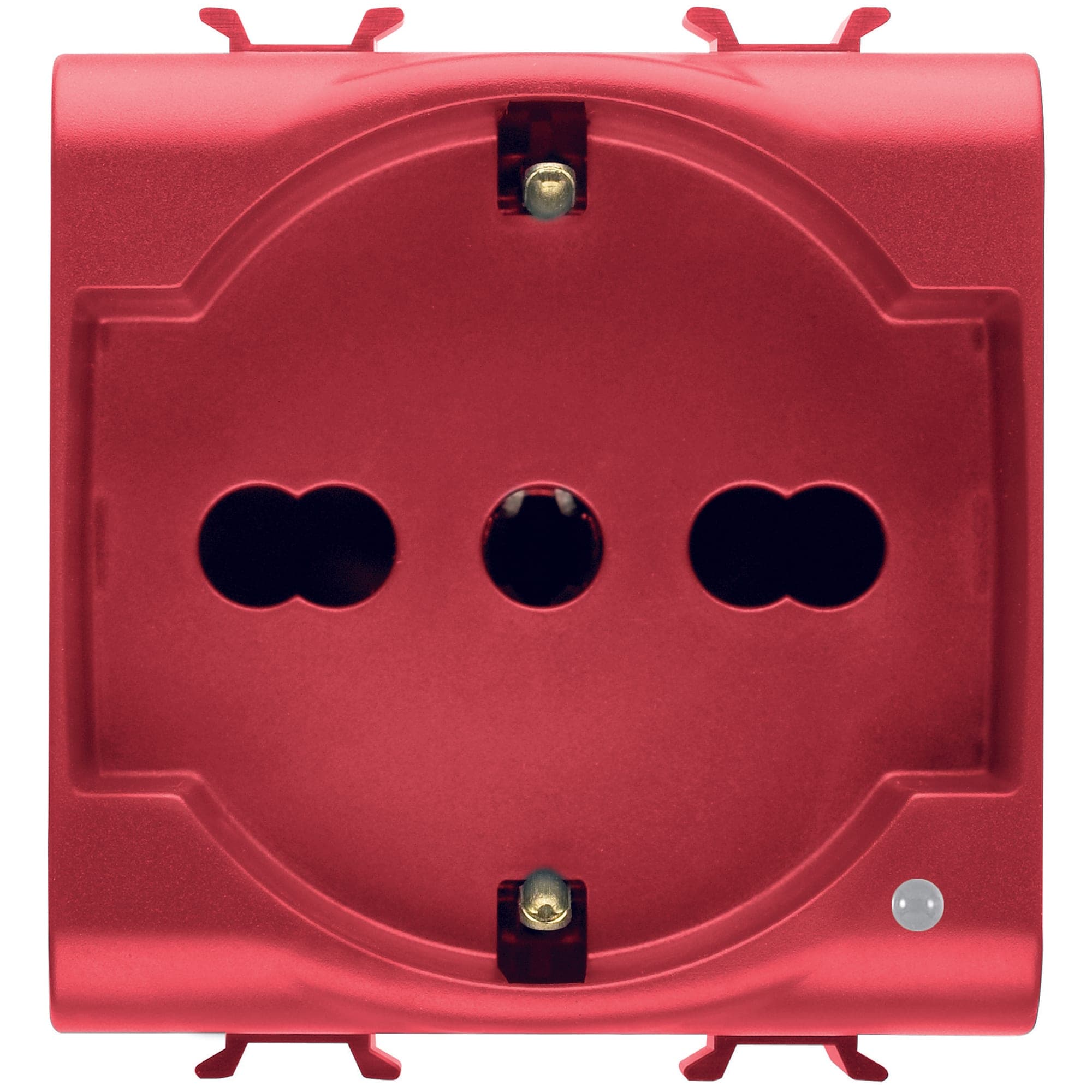 ITALIAN/GERMAN STANDARD SOCKET-OUTLET 250V ac - FOR DEDICATED LINES - 2P+E 16A DUAL AMPERAGE - P30-P