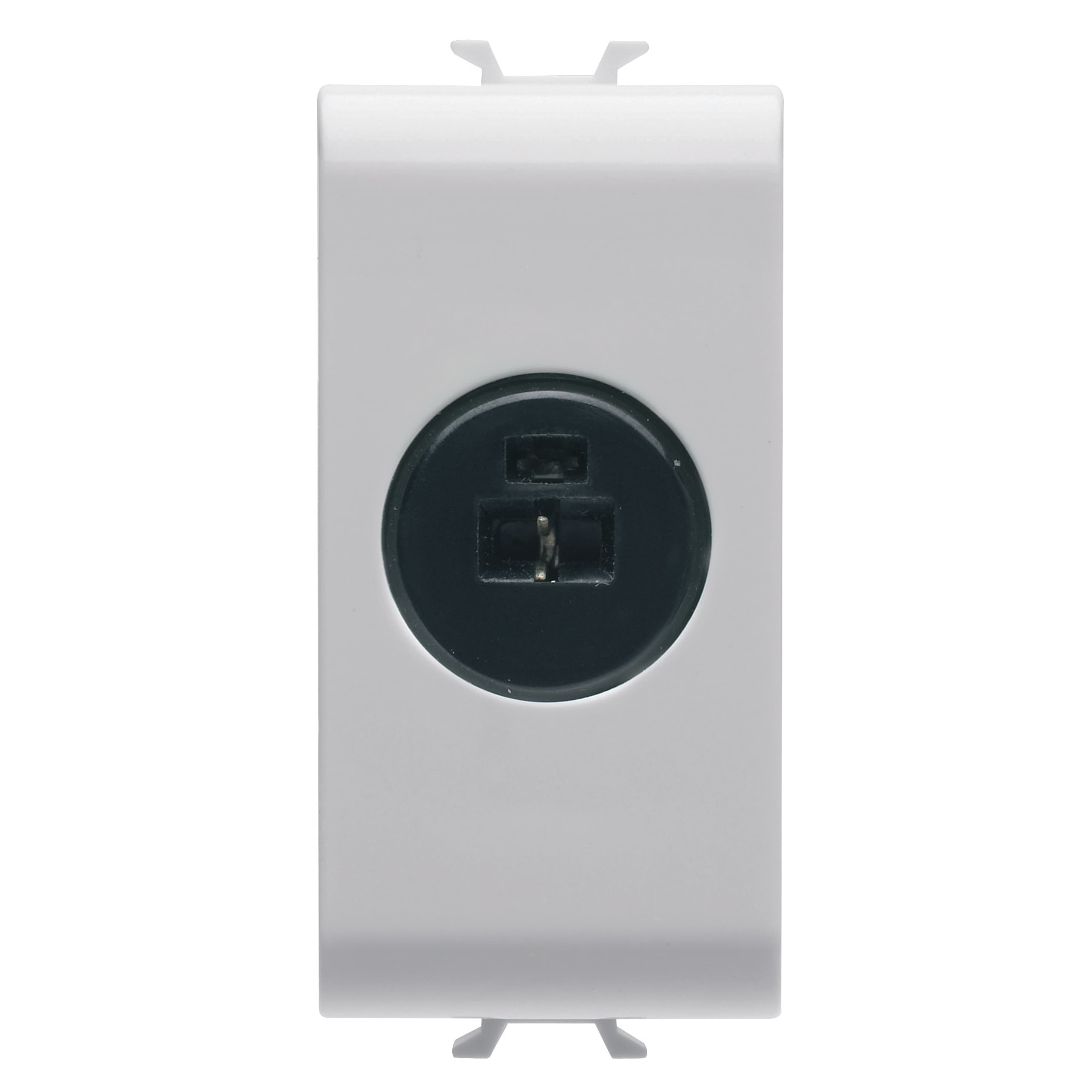 AUDIO AND VIDEO SOCKET - FOR LOUDSPEAKER - 1 MODULE - SATIN WHITE - CHORUSMART