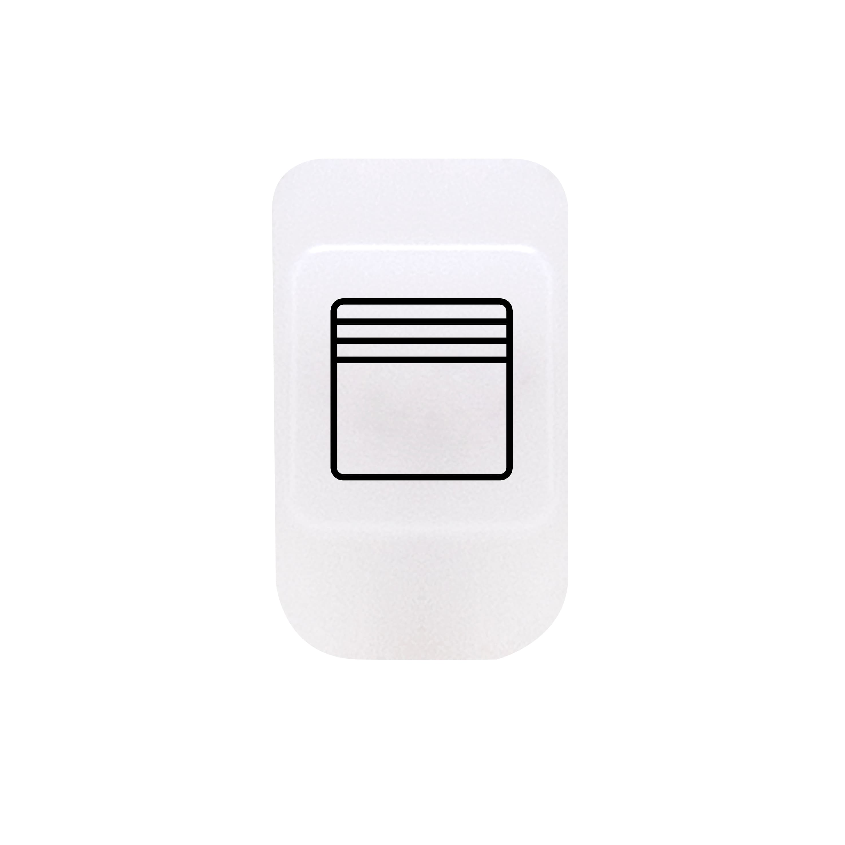 LENS WITH ILLUMINABLE SYMBOL - ROLLER SHUTTER
