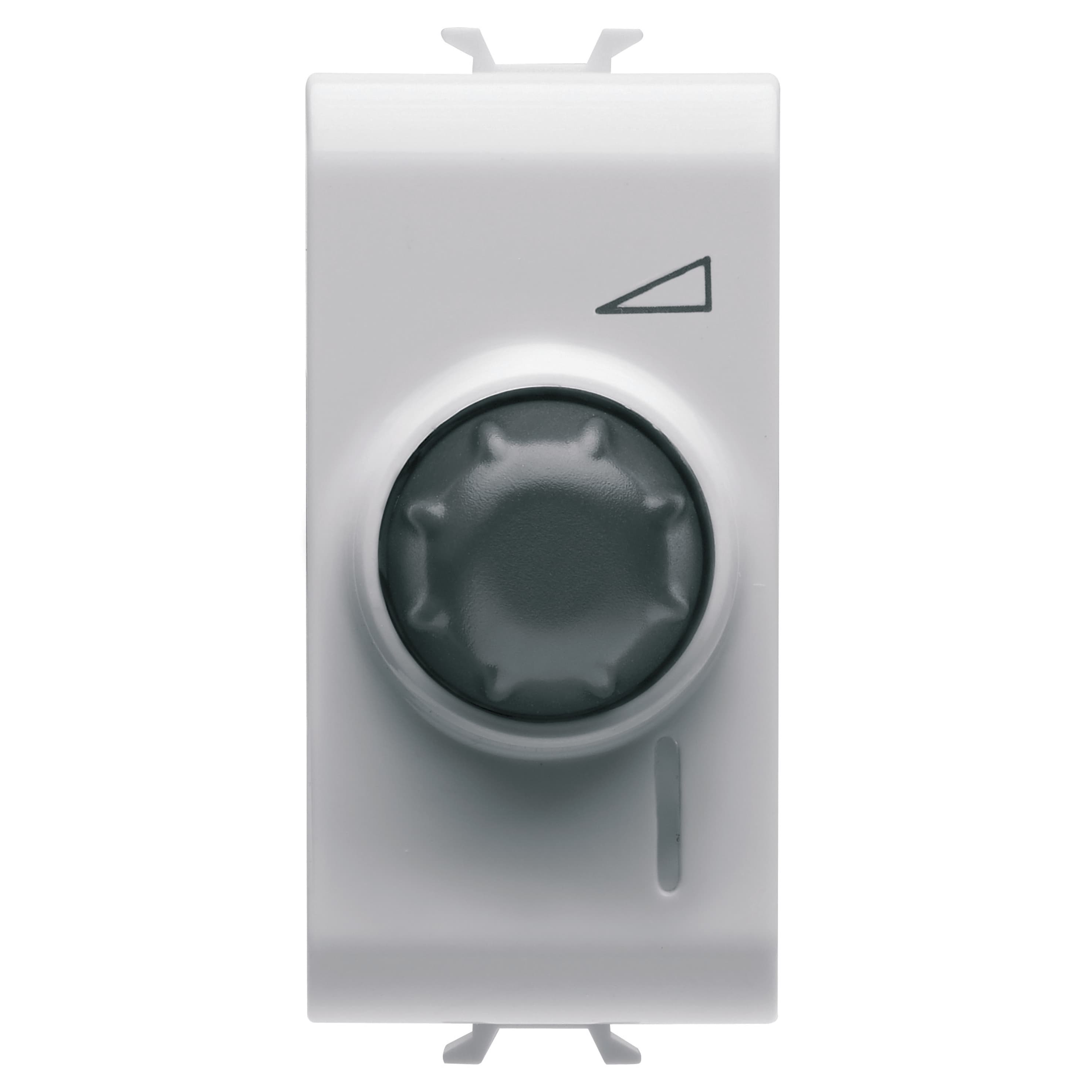ELECTRONIC, UNIVERSAL ROTATING REGULATOR - 230 V ac 50 Hz - GLOSSY WHITE - 1 MODULE - CHORUSMART