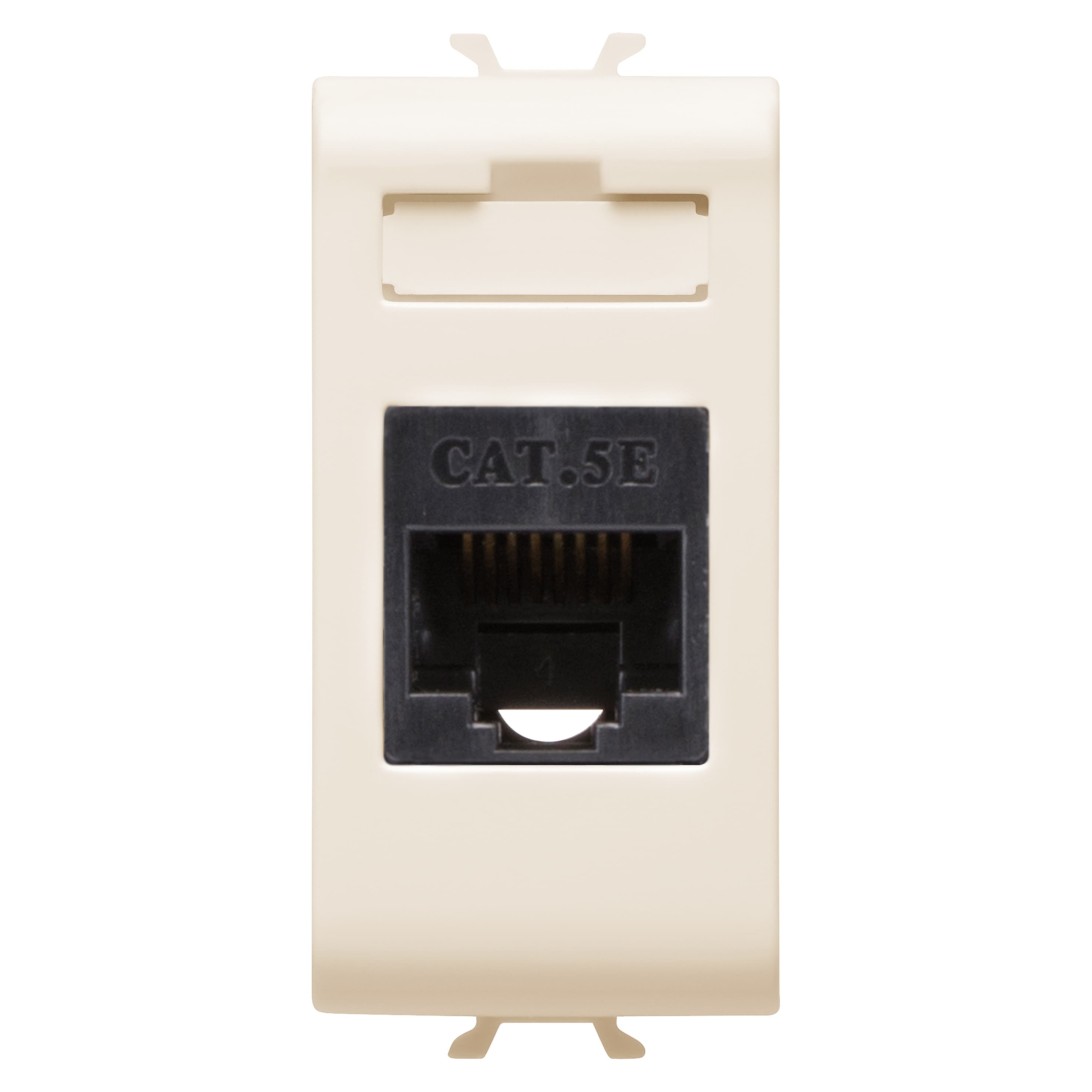 RJ45 SOCKET - CATEGORY 5e - UTP - 1 MODULE - IVORY - CHORUSMART