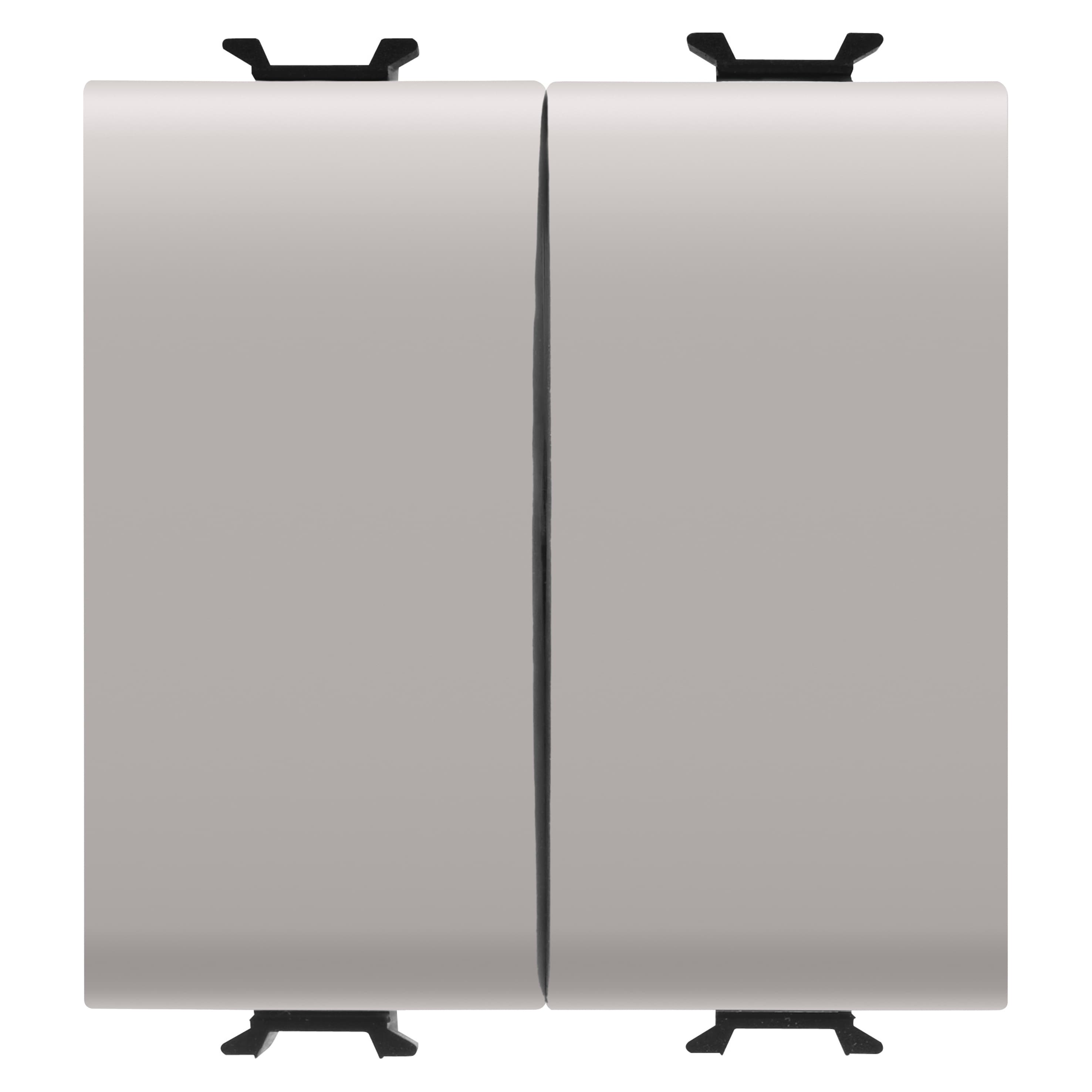 TWO-WAY SWITCH + PUSH BUTTON - 250V ac - QUICK WIRING TERMINALS - 1P 16AX / 1P NO 16A - NEUTRAL BUTT