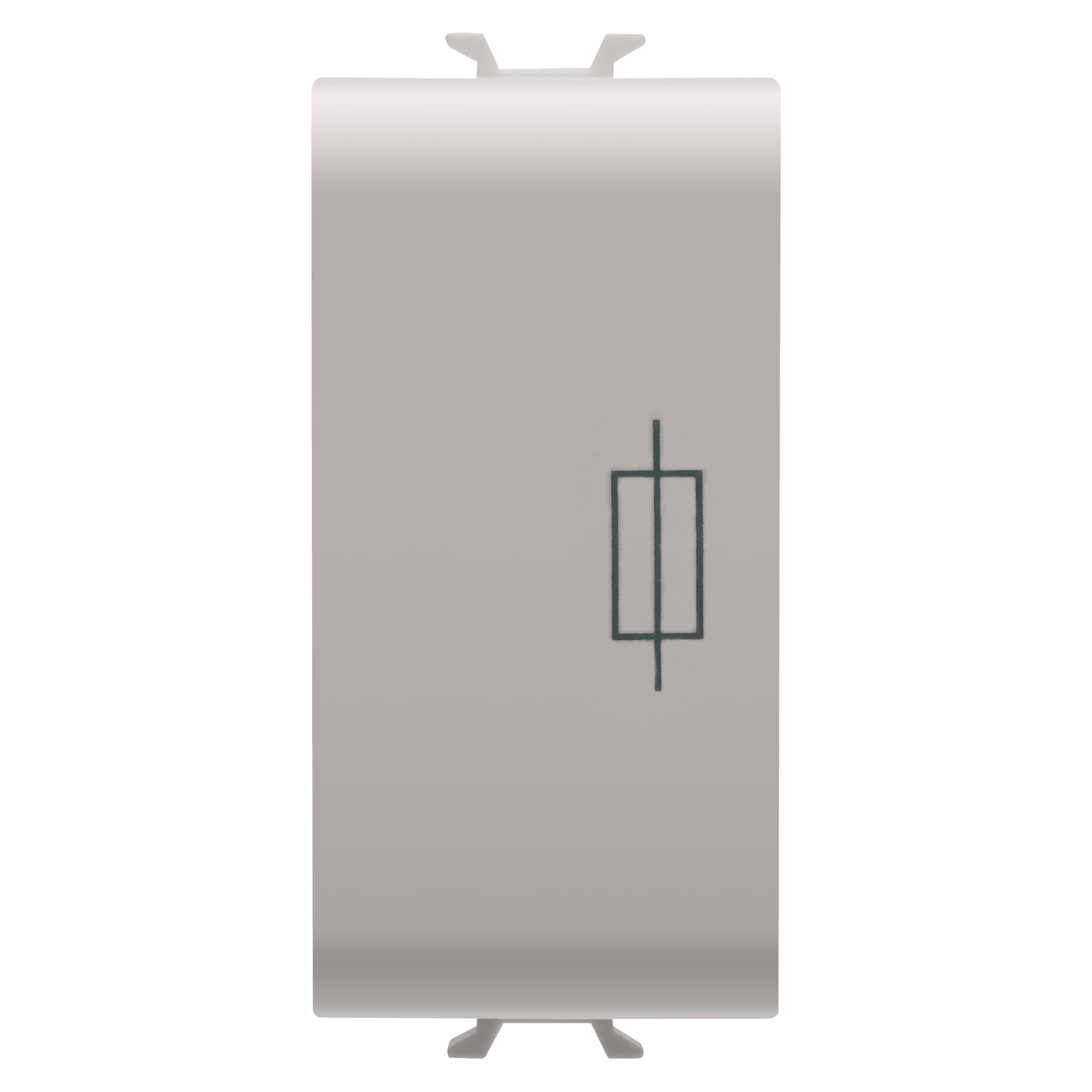 FUSE HOLDER - 250V ac 16A - 1 MODULE - NATURAL SATIN BEIGE - CHORUSMART