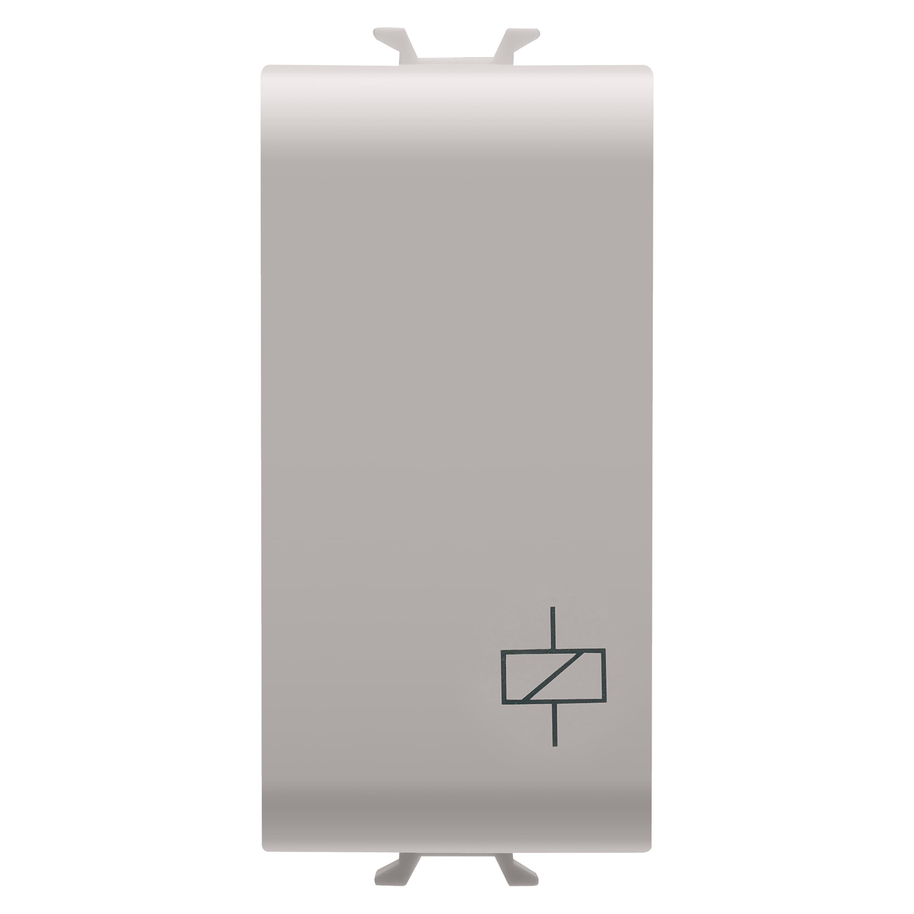 MOMENTARY RELAY 230V ac 50/60Hz - 1P 1NO/NC 10A(AC1)/2A(AC15)250Vac - 1 MODULE - NATURAL SATIN BEIGE