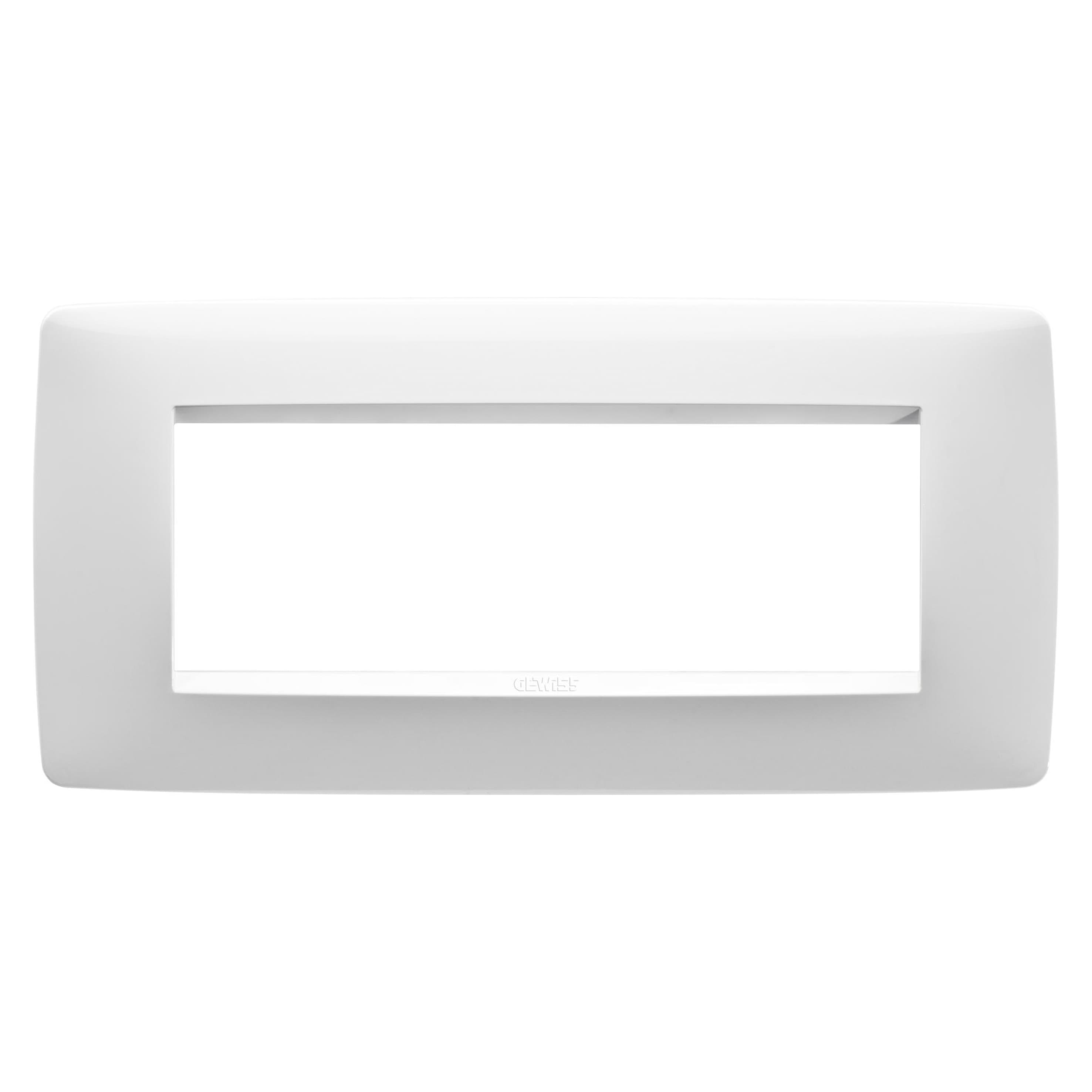 ONE PLATE - IN TECHNOPOLYMER - 6 MODULES - WHITE - CHORUSMART