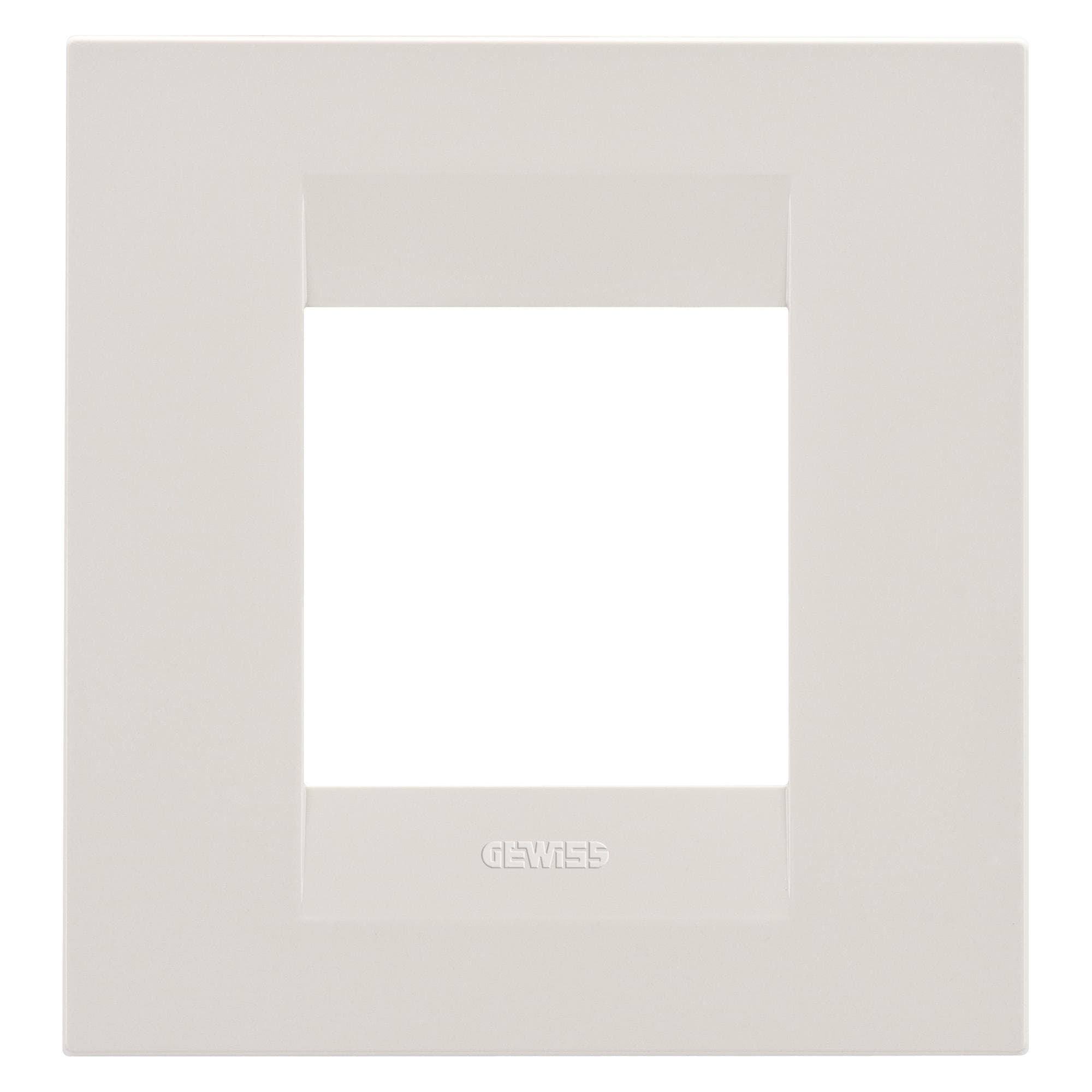 GEO INTERNATIONAL PLATE - IN TECHNOPOLYMER - 2 MODULES - IVORY - CHORUSMART