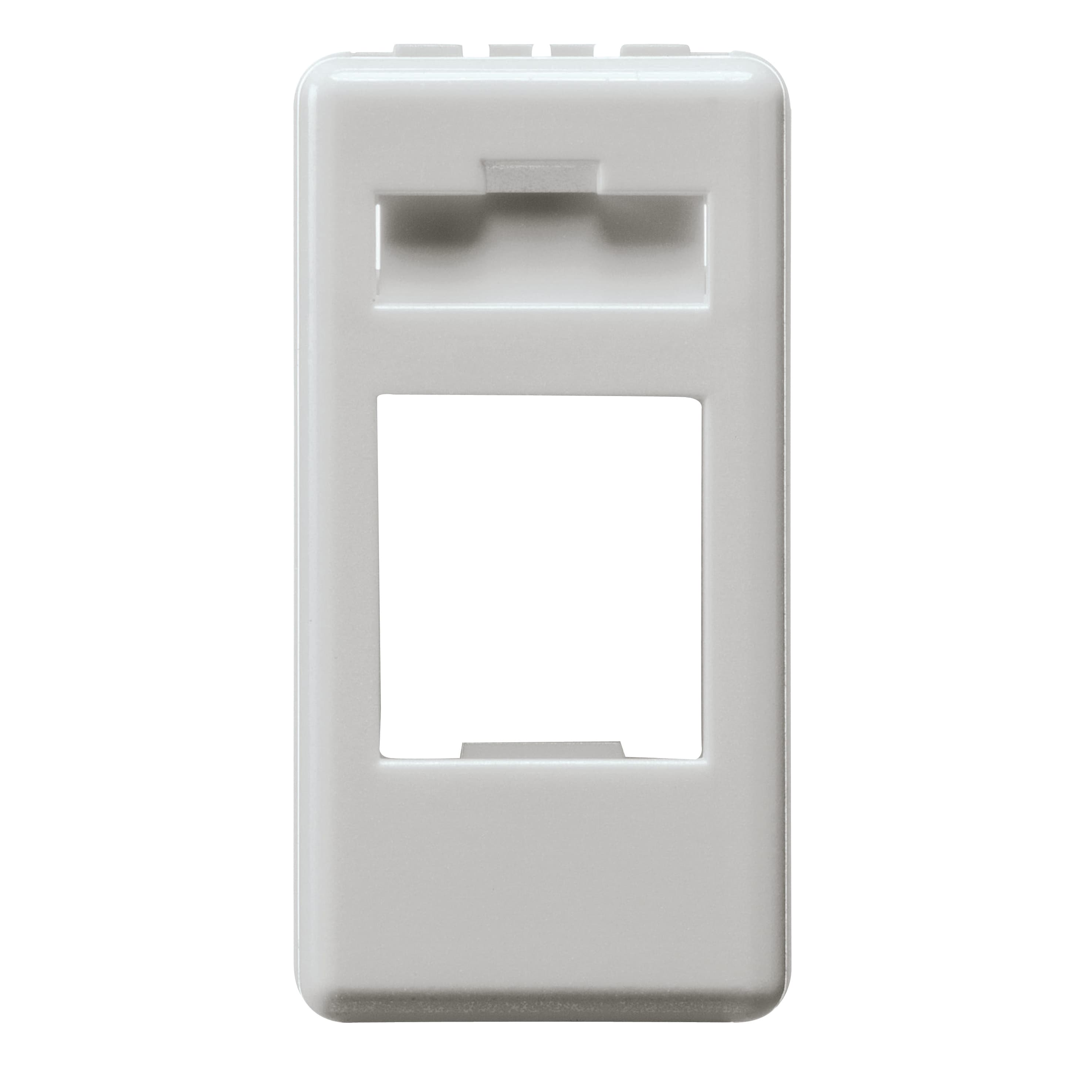 ADAPTER FOR HOUSING DATA CONNECTOR - SYSTIMAX COMMSCOPE - 1 MODULE - SYSTEM WHITE