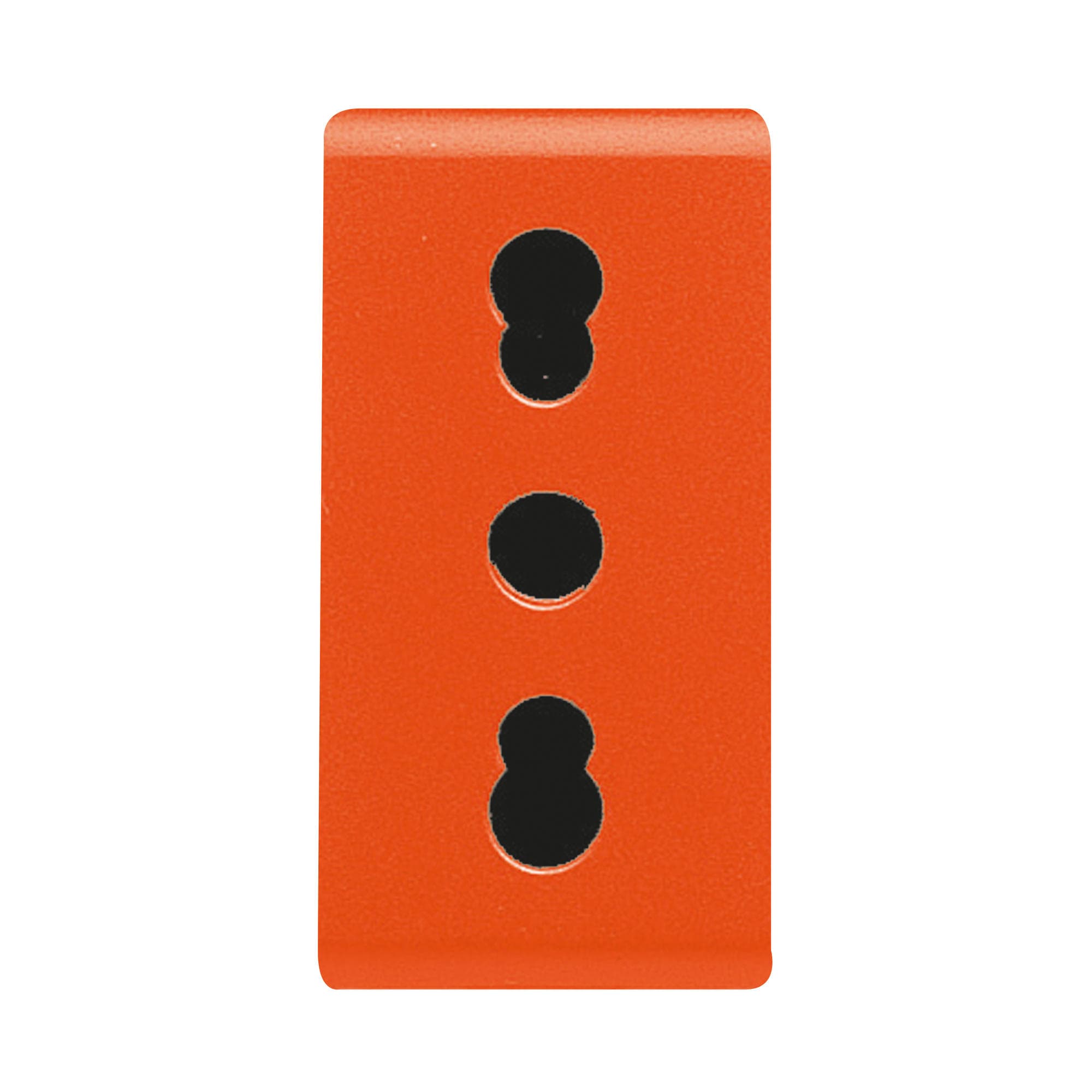 ITALIAN STANDARD SOCKET-OUTLET 250V ac - FOR DEDICATED LINES - 2P+E 16A DUAL AMPERAGE - P17-11 - 1 M