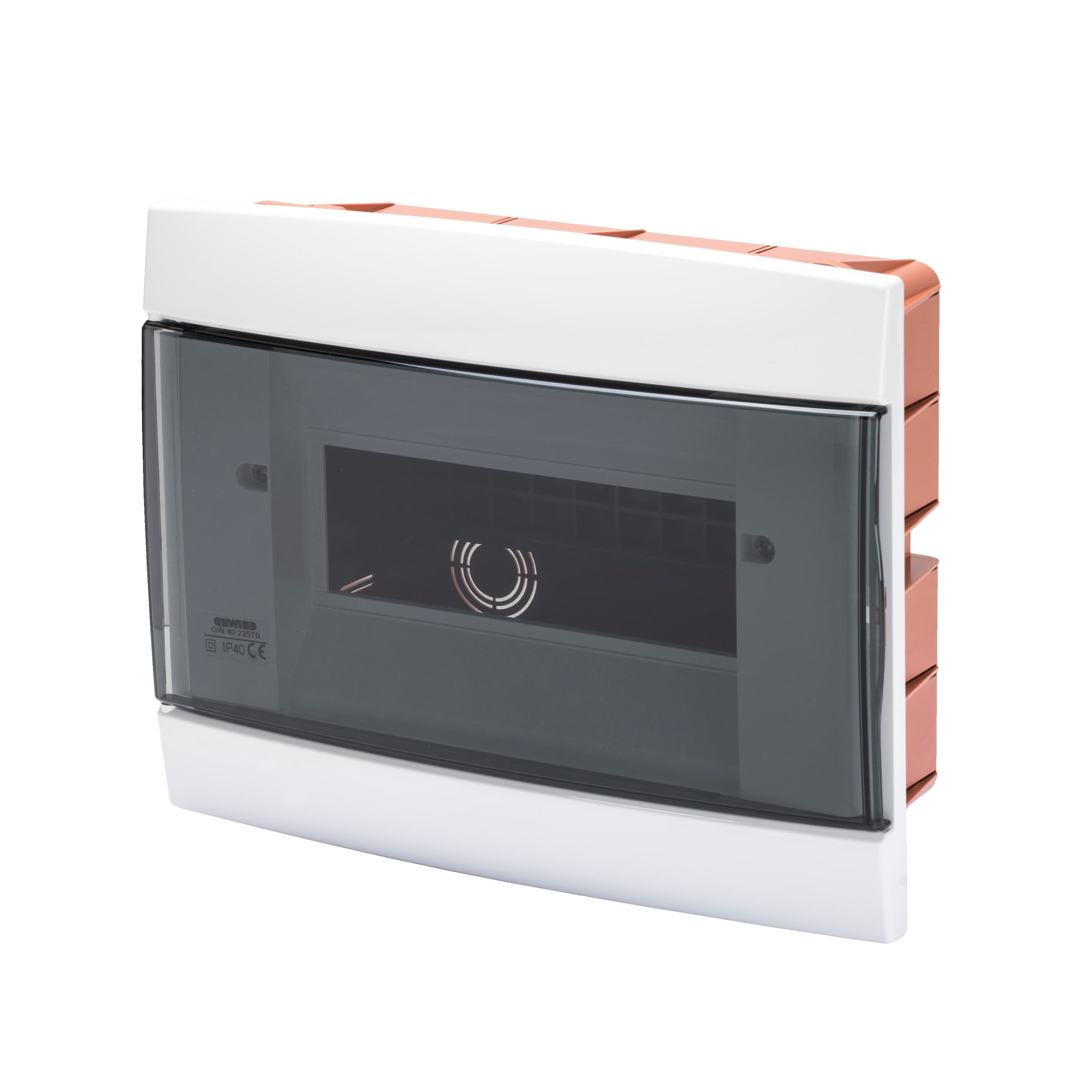 DECORATIVE ENCLOSURE - FLUSH MOUNTING - PRE-ARRANGED FOR HOUSING TERMINAL BLOCKS - 250X195X26 - WHIT