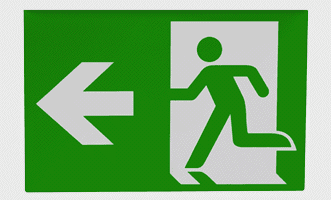 40m Exit Sign Lenses