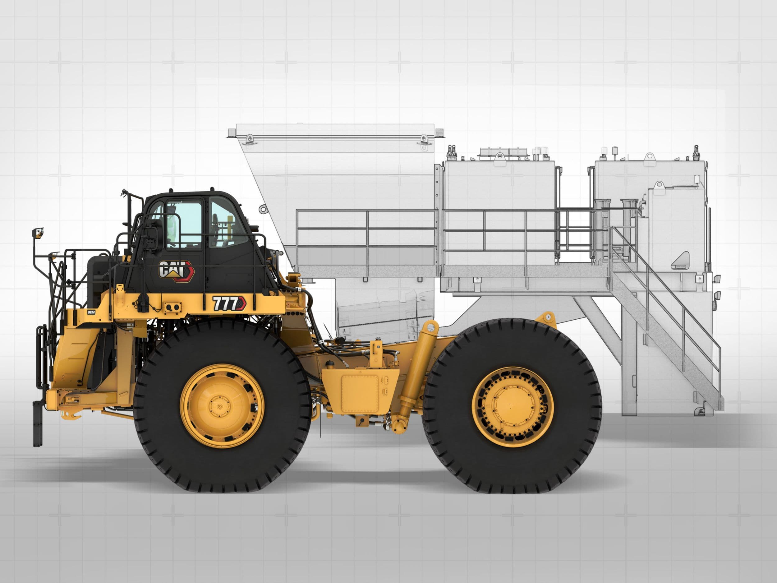 777 Off-Highway Truck bare chassis