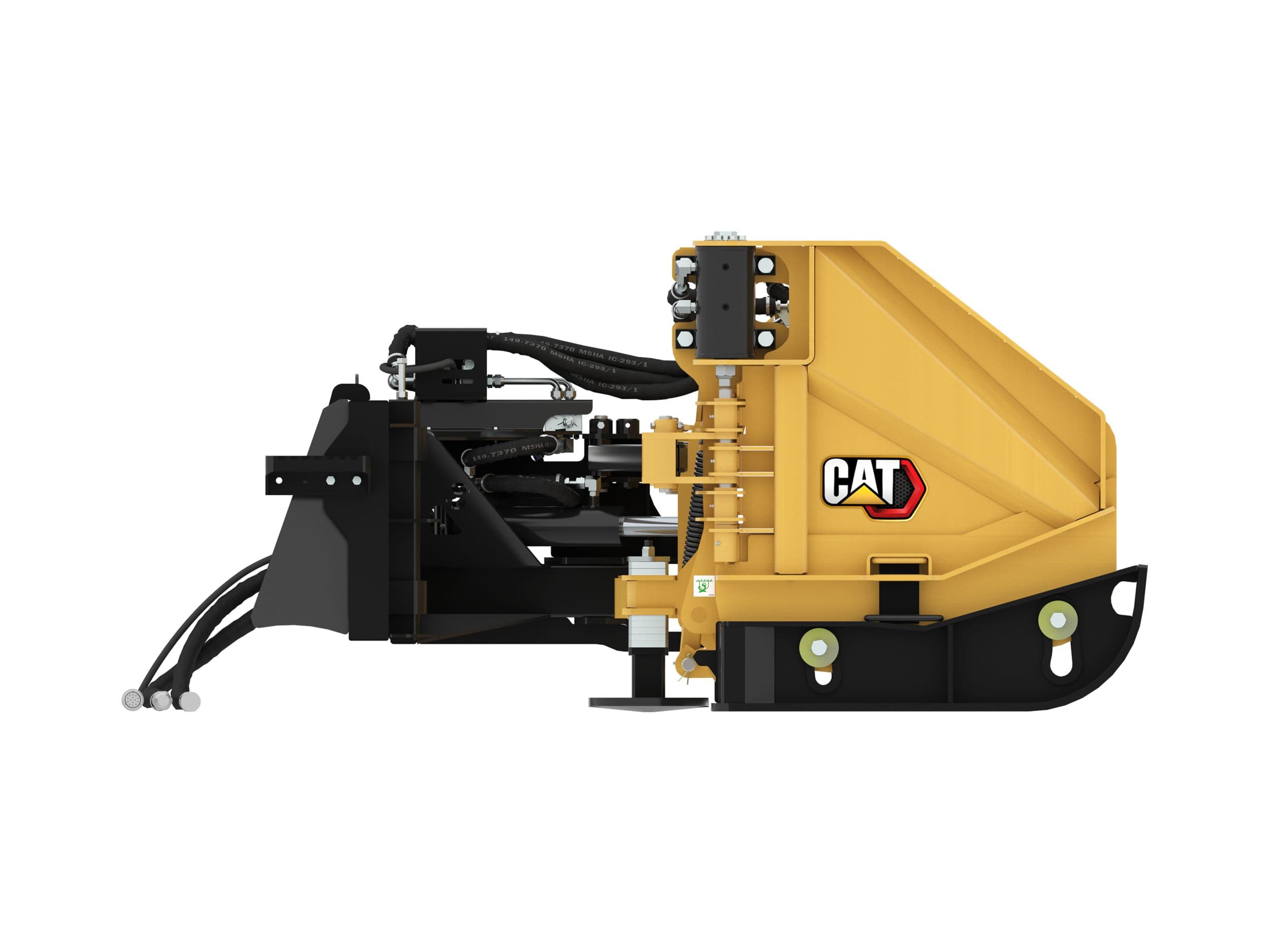 2.8 m (9 ft) Skid Steer Coupler Snow Wing