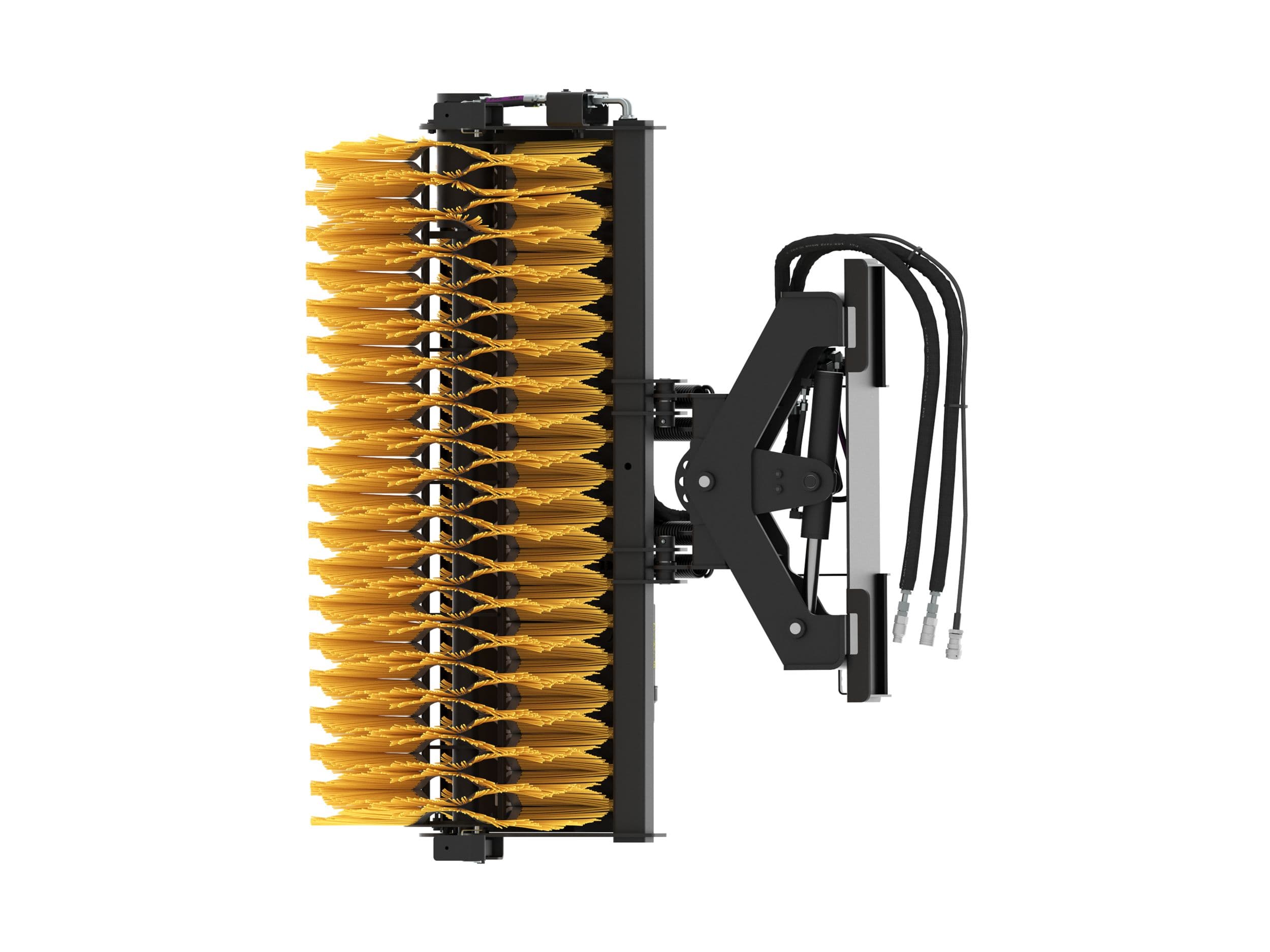 BA118 Hydraulic Angle Broom With Polypropylene Bristles