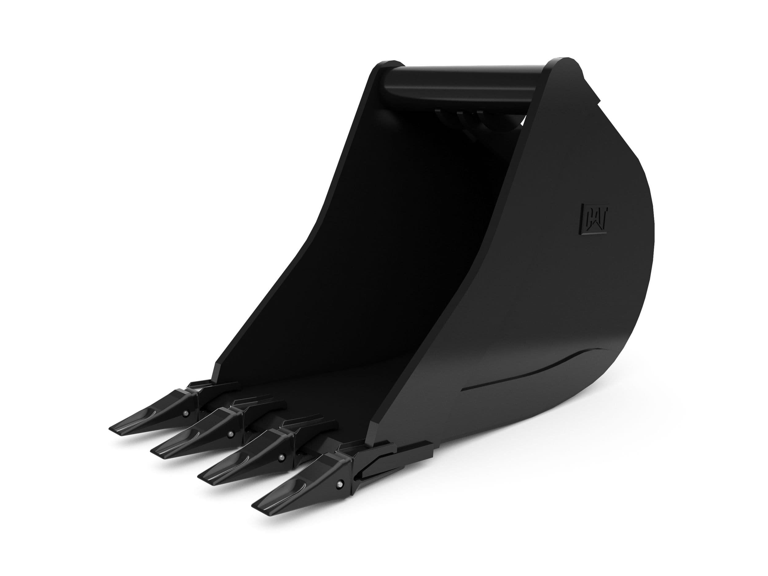 616 mm (24 in), 300 L (10.6 ft3) Pin Lock Heavy Duty Bucket With Weld-On Adapters