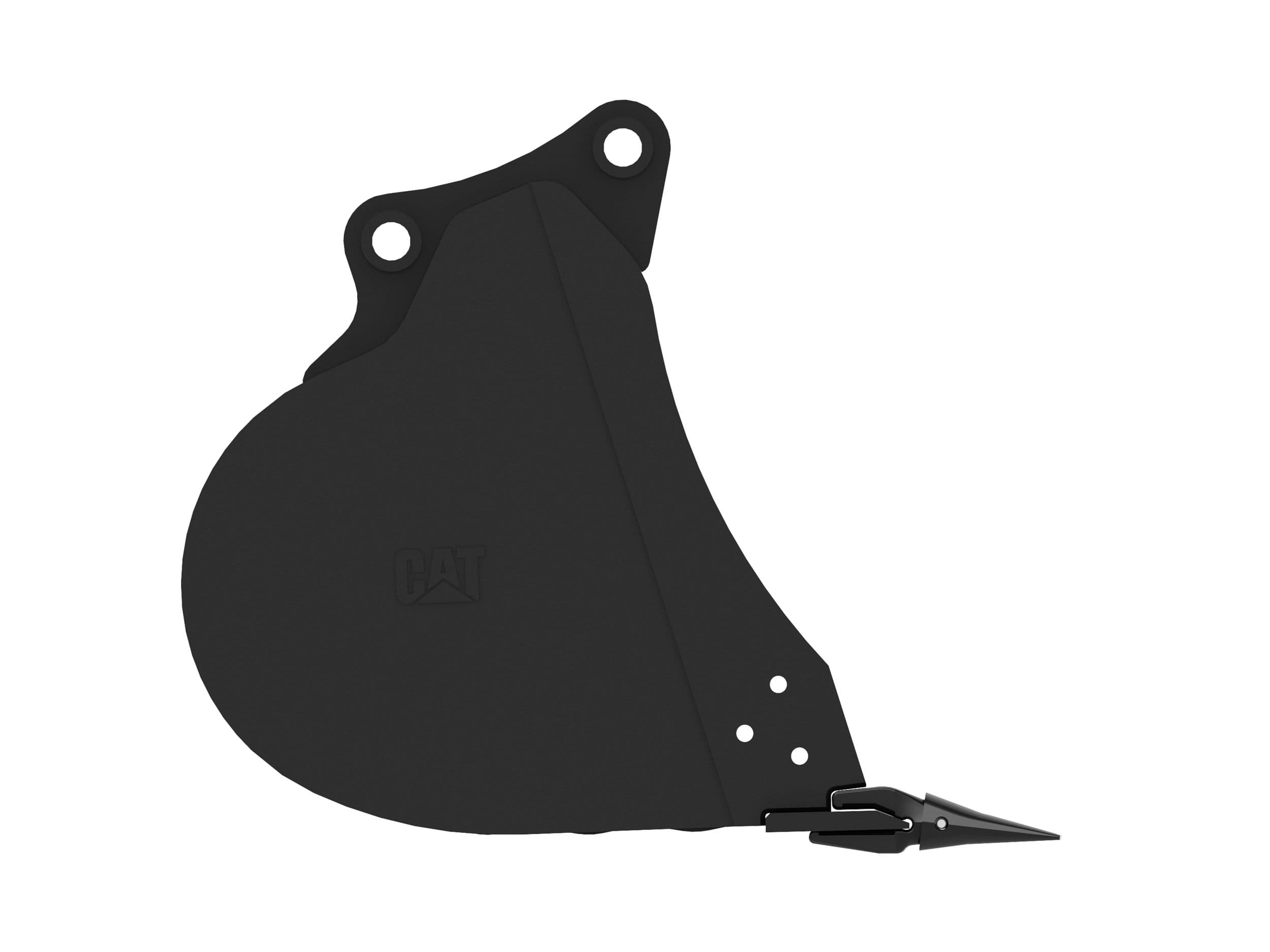 406 mm (16 in), 105 L (3.7 ft3) Pin On High Capacity Bucket With 40 mm (1.6 in) Pin Bores