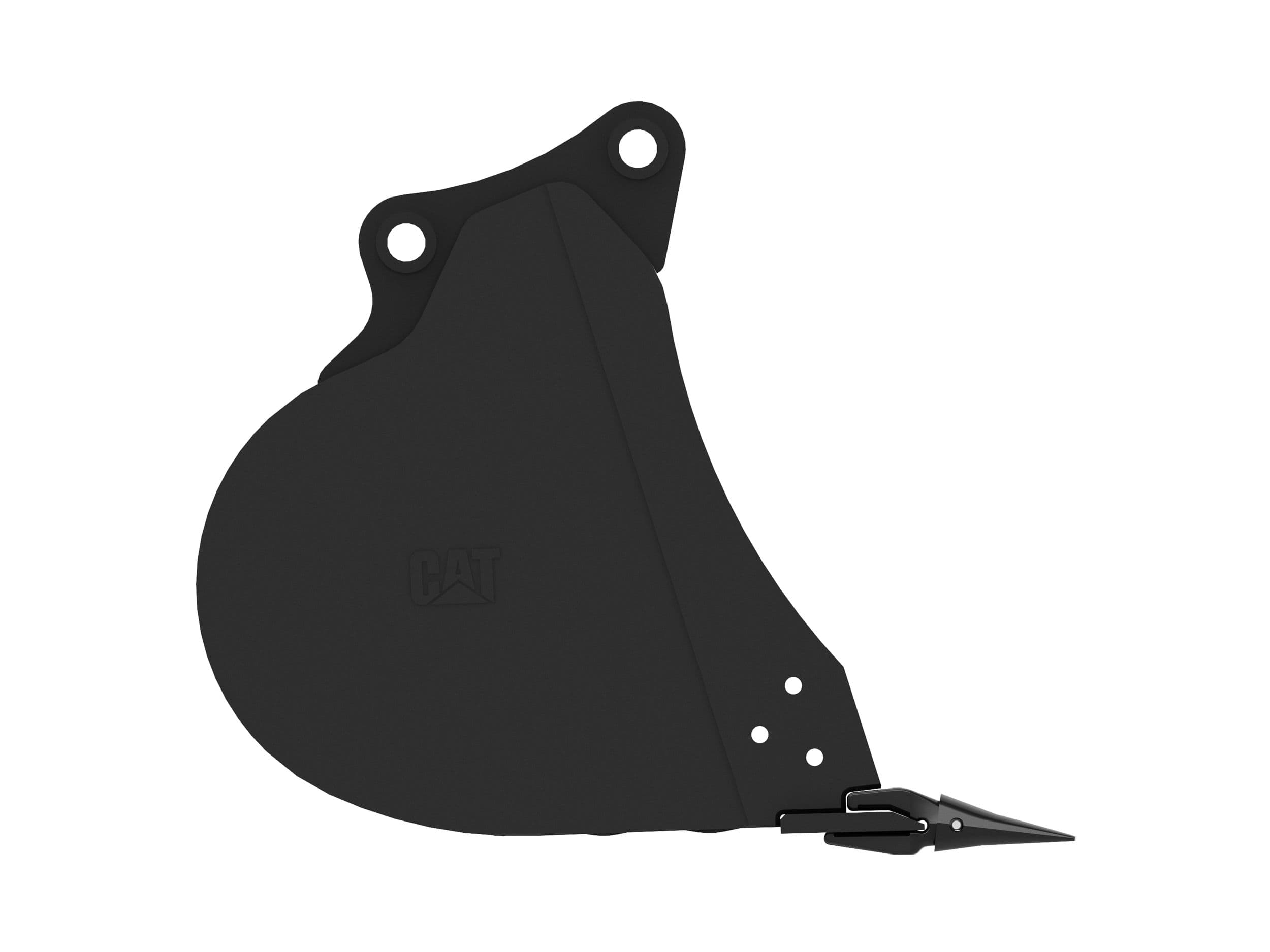 508 mm (20 in), 144 L (5.1 ft3) Pin On High Capacity Bucket With 40 mm (1.6 in) Pin Bores