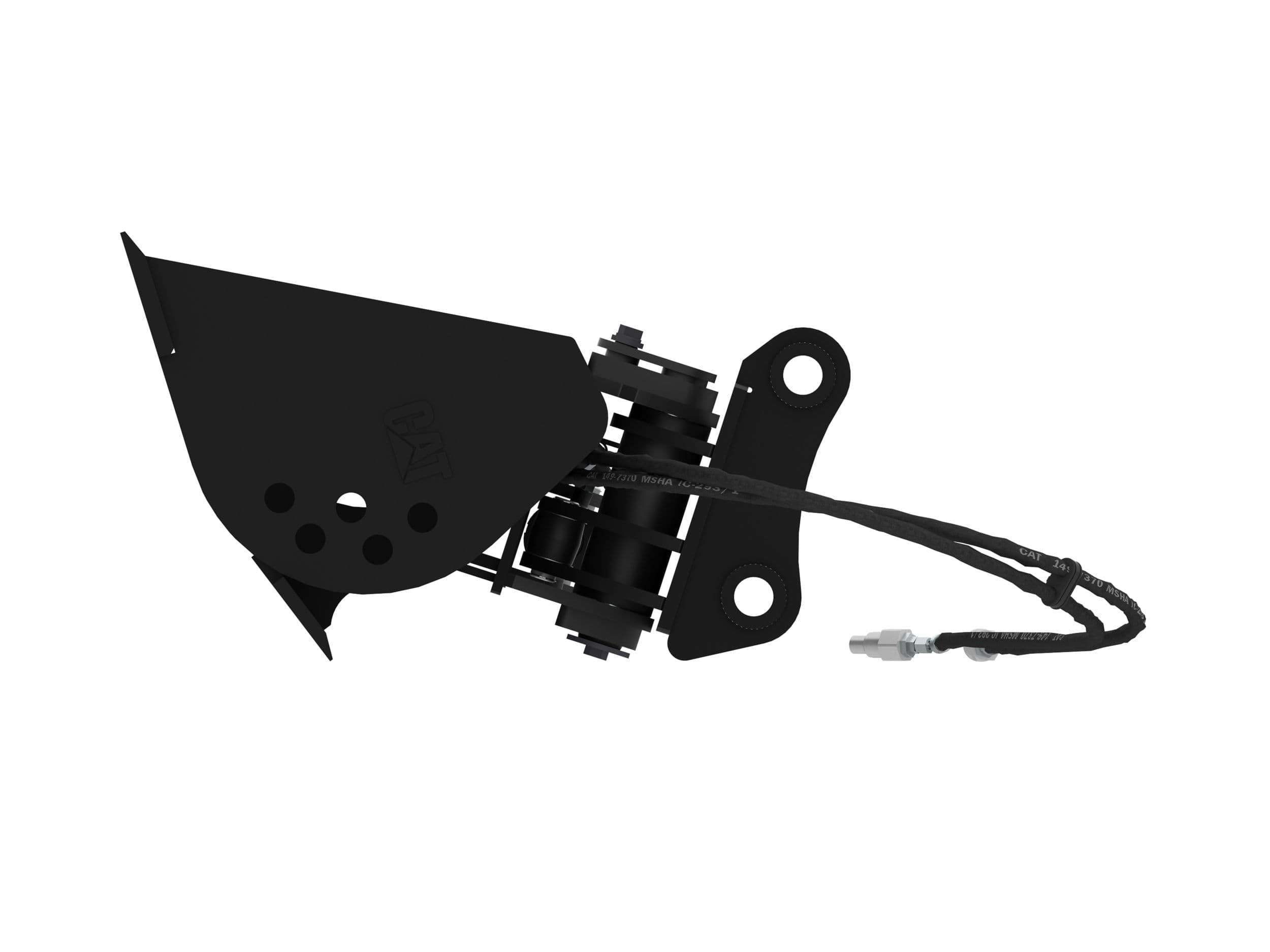 1600 mm (63 in), 280 L (9.9 ft3) Pin On (Pin Grabber) Tilting Ditch Cleaning Bucket With 40 mm (1.6 