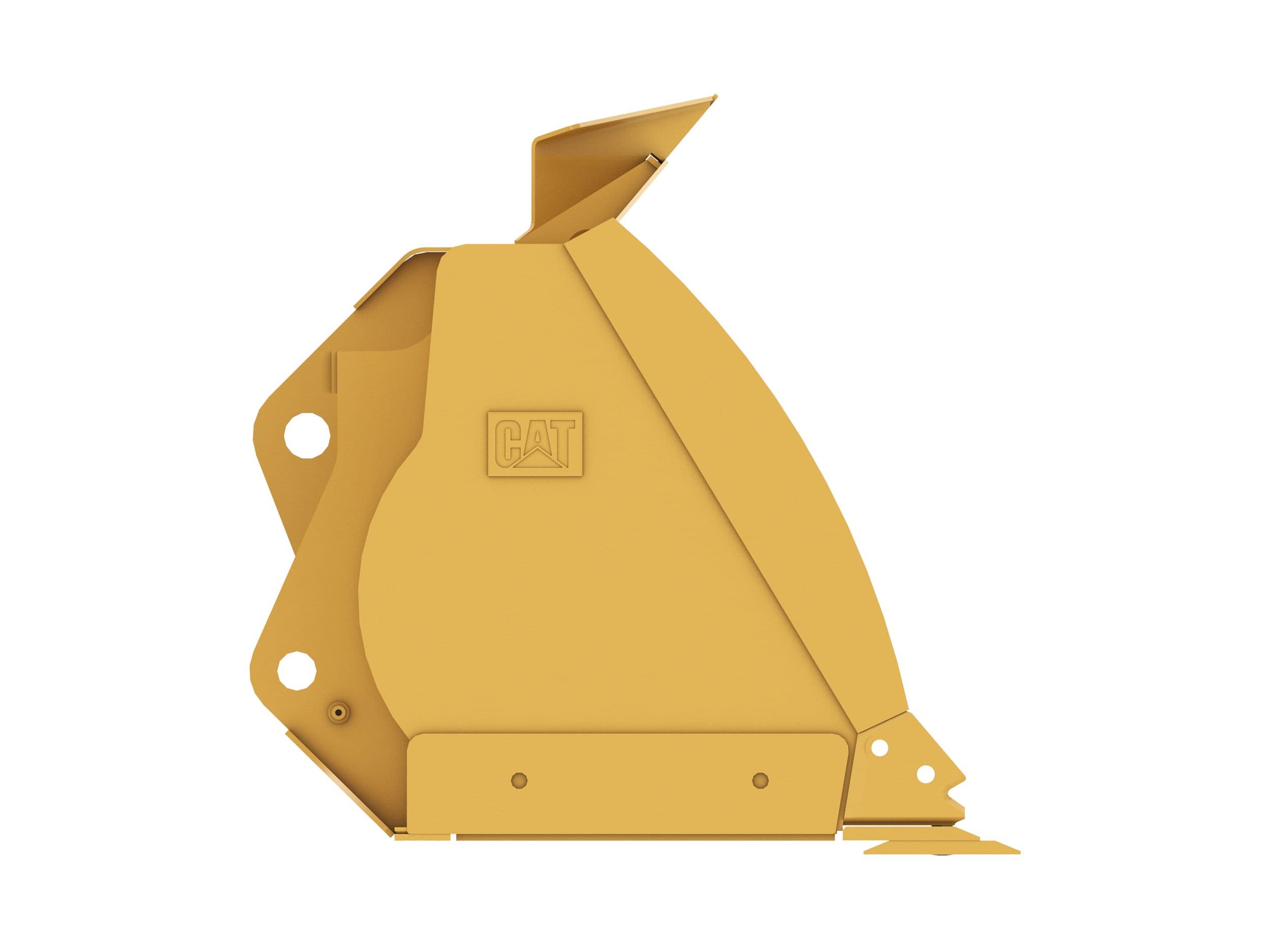2.3 m3 (3.0 yd3) Pin On Flat Floor Bucket - Performance Series With Bolt-On Cutting Edge