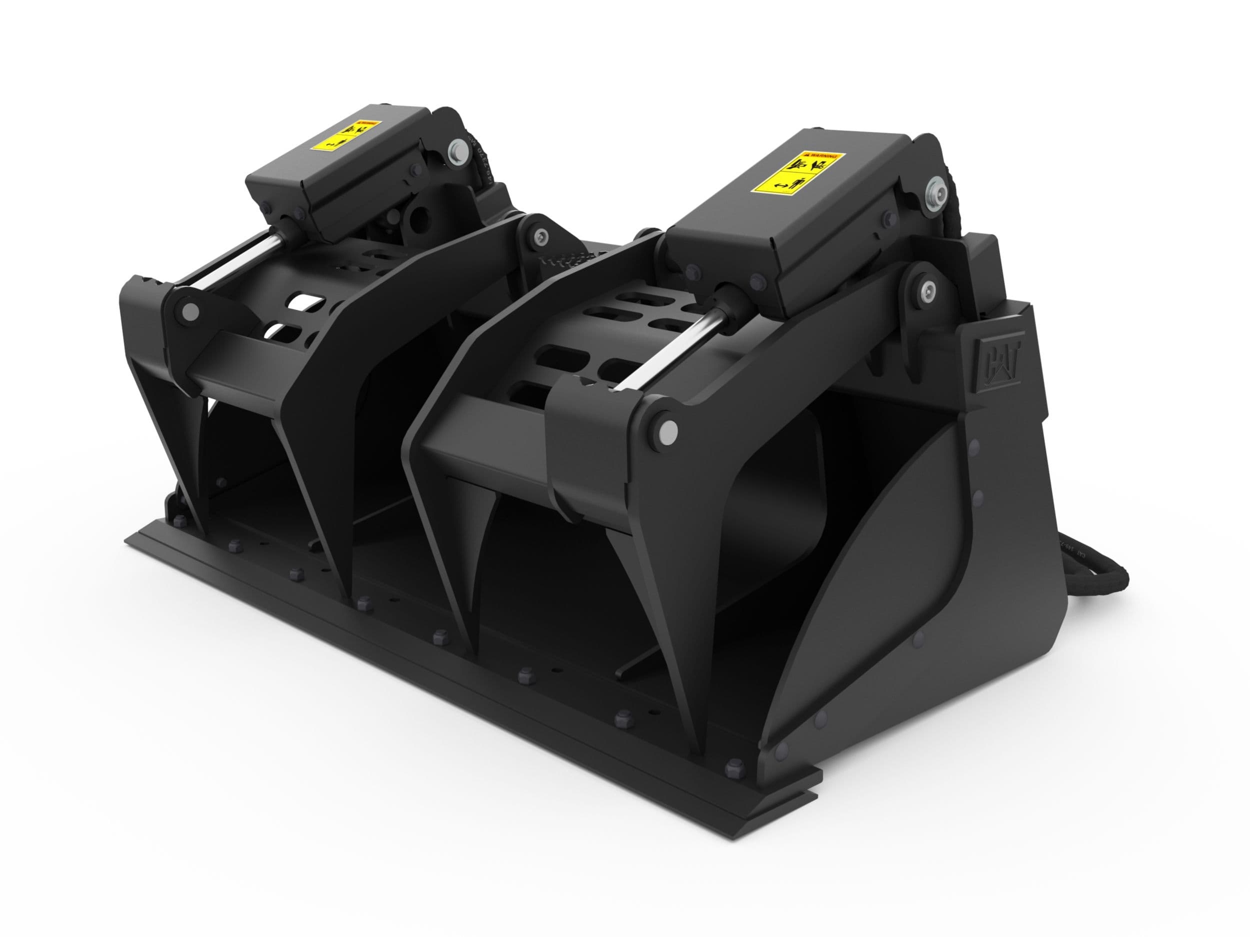 1586 mm (62 in) Industrial Grapple Bucket With Bolt-On Cutting Edge
