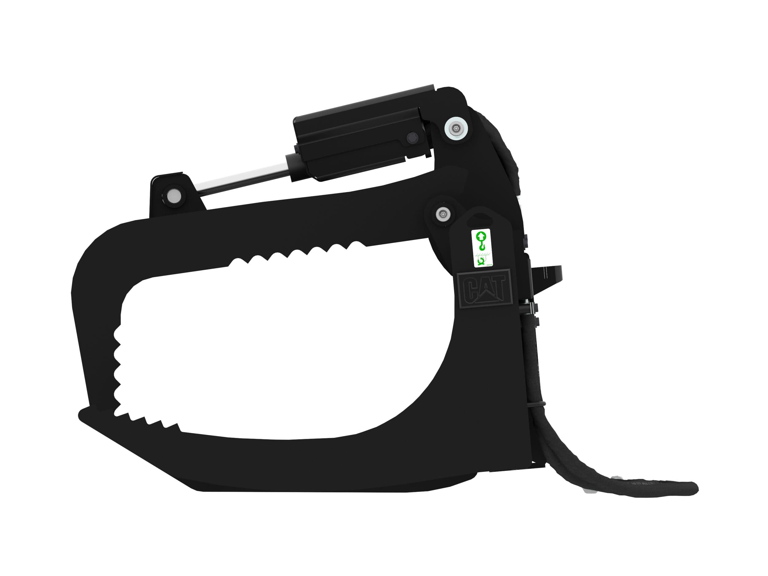 2136 mm (84 in) Curved Tine Industrial Grapple Rake