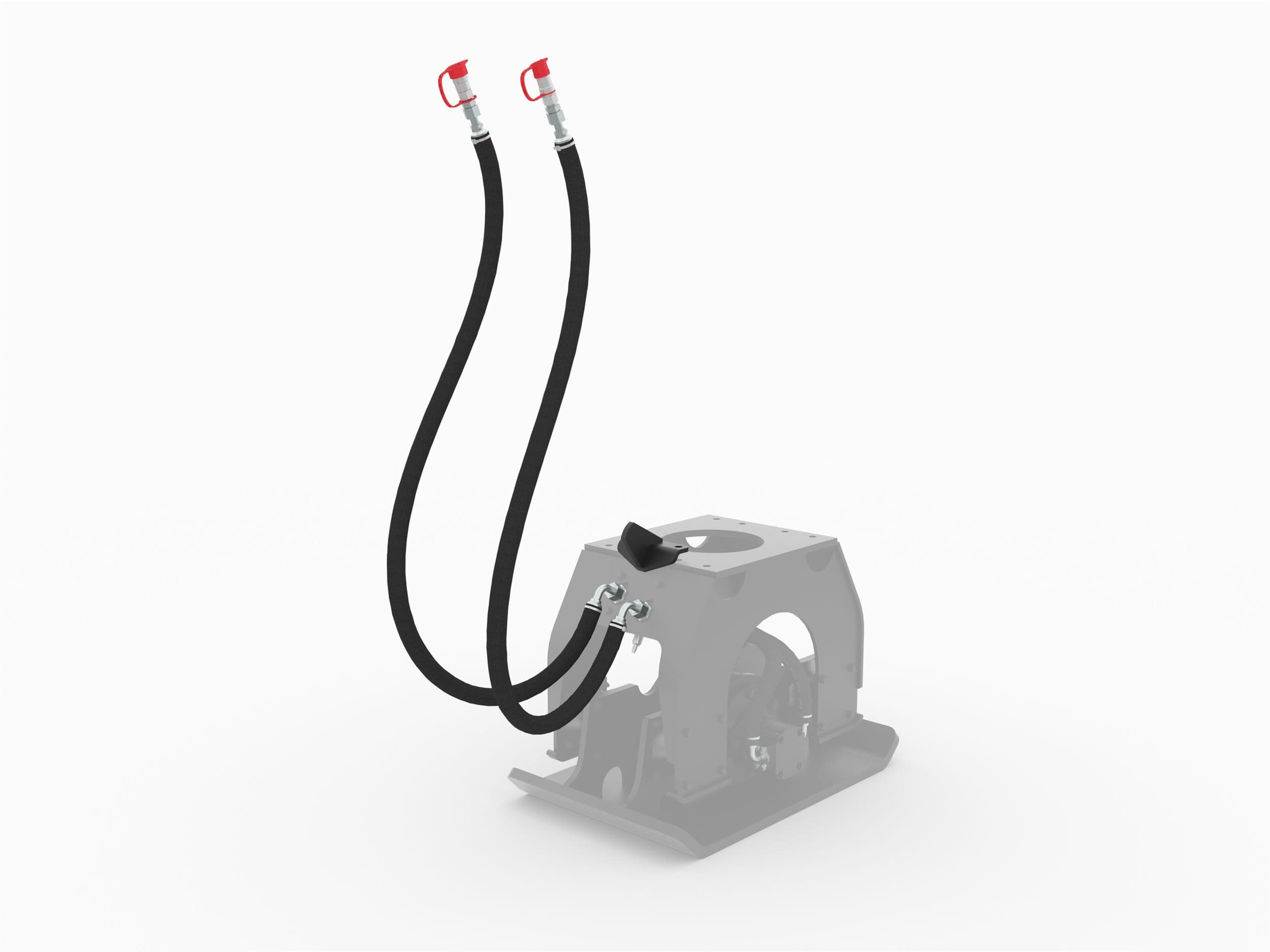 Vibratory Plate Compactor Hydraulic Lines for 6-10 Ton Mini Excavators