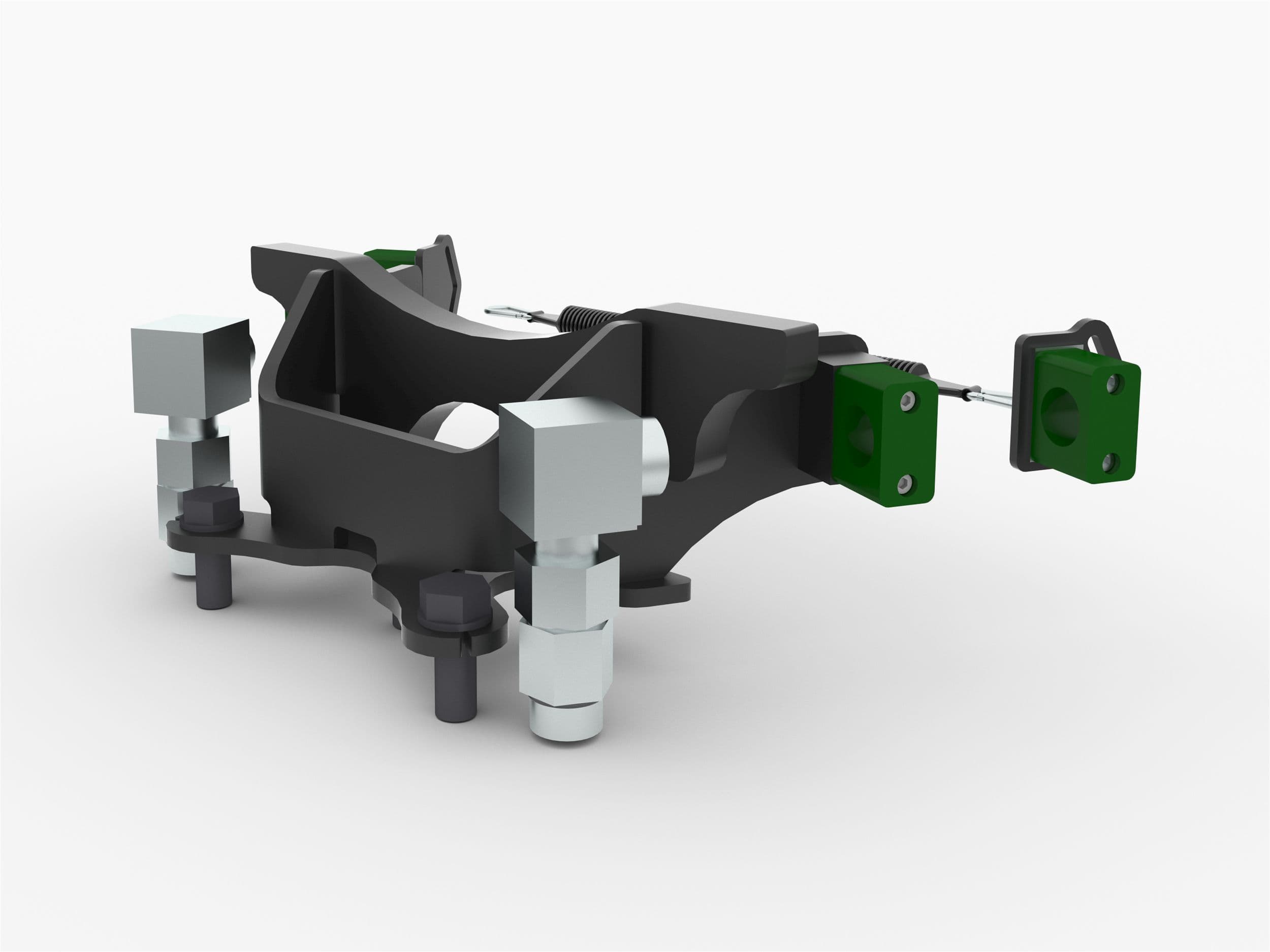 Vibratory Plate Compactor Thumb Stop for Backhoe Loaders