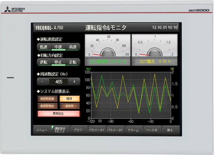 GT2710-VTWD - 10.4”, VGA, TFT color LCD 65536 colors, Panel color: White, Power supply voltage: 24…