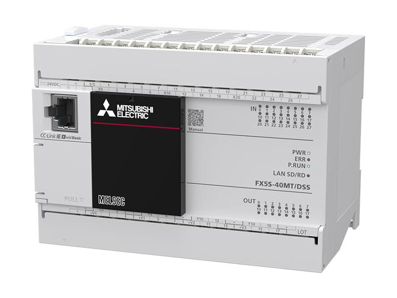 FX5S-40MT/DSS - DC power supply DC input Screw terminal block type Input: 24 points 24 V DC…