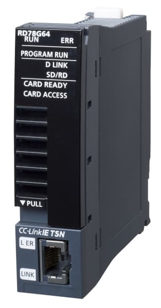 RD78G64 - Maximum number of control axes: 64 axes, Minimum operation cycle: 62.5 μs, CC-Link IE…